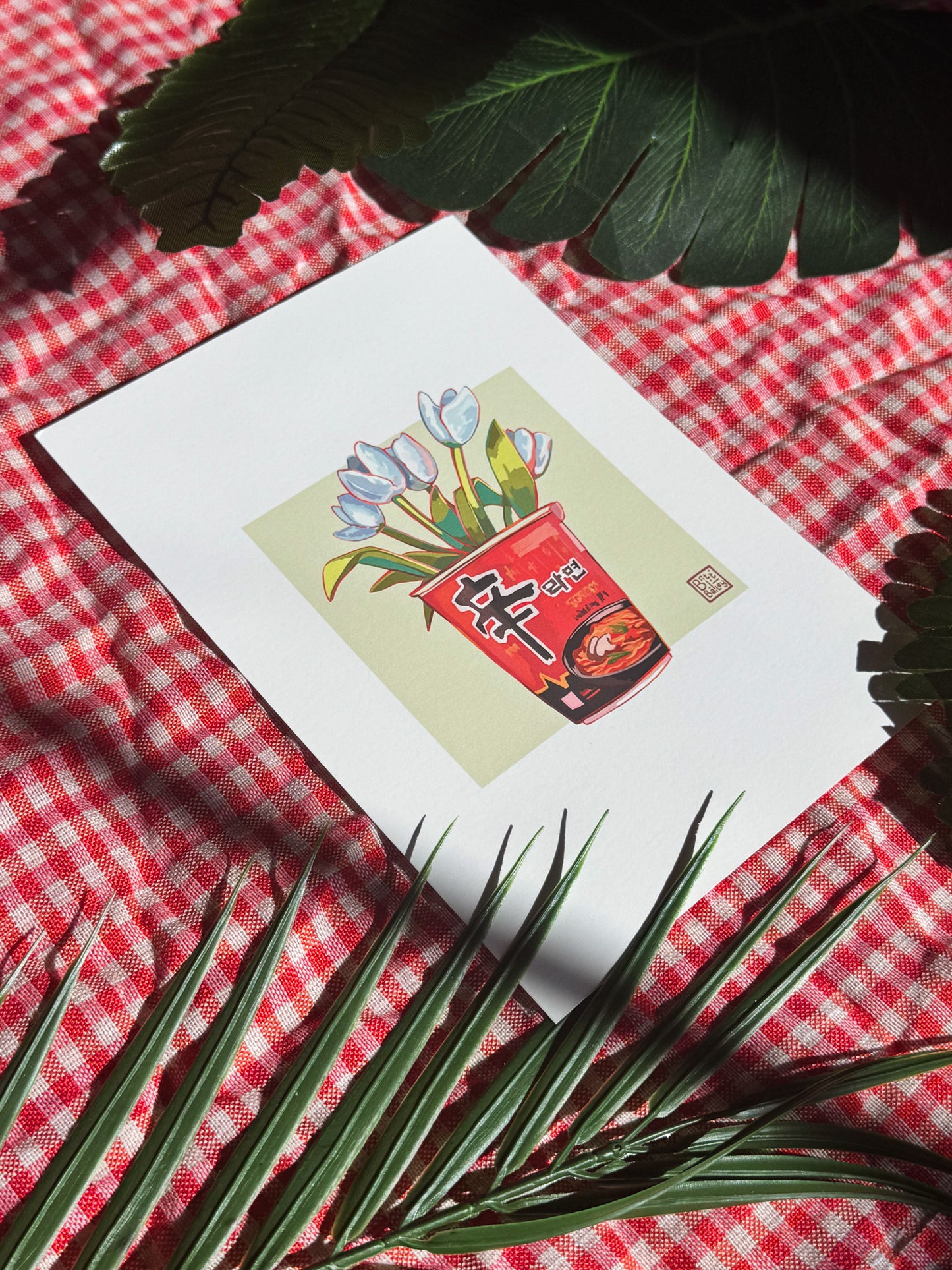 Tulip Ramyun Art Print