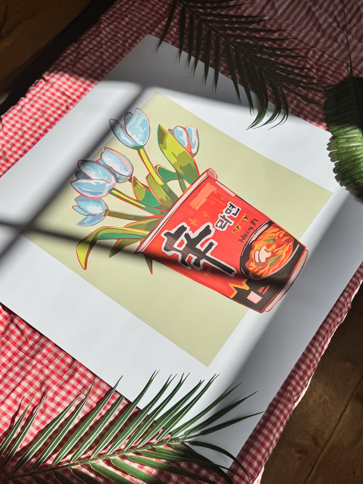 Tulip Ramyun Art Print
