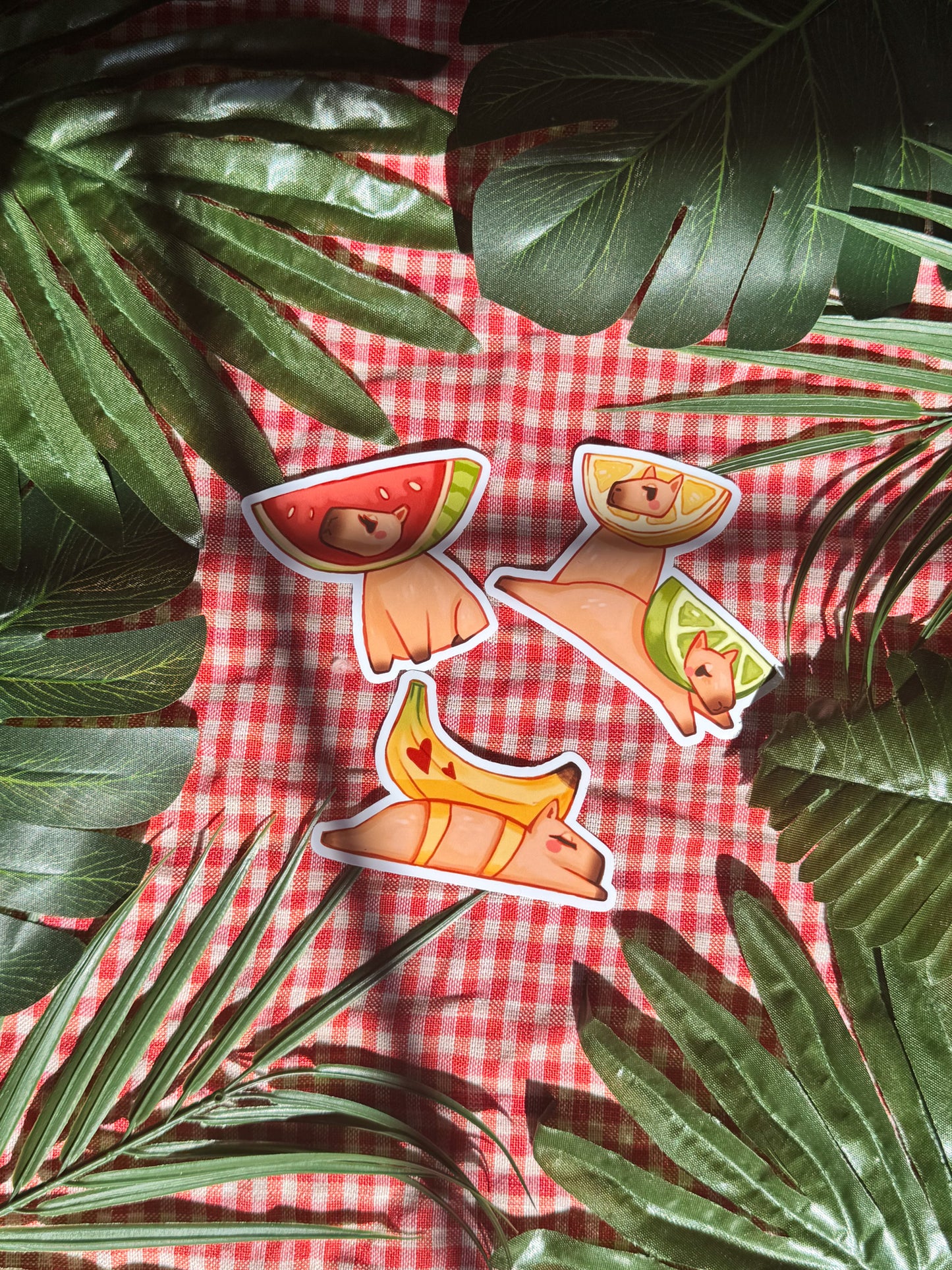 Fruity Snackybara Stickers