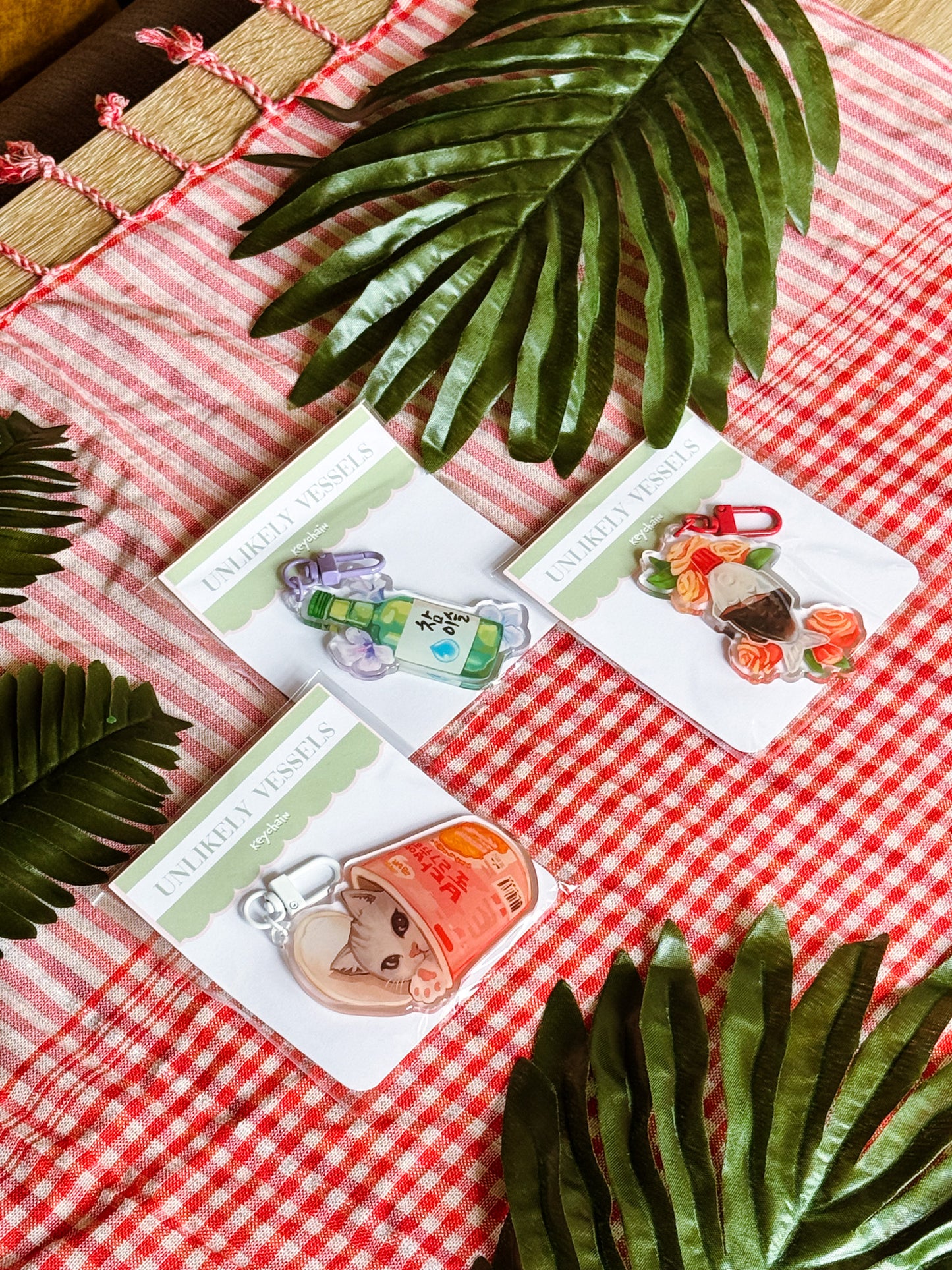 Spicy Carbo Cat Keychain