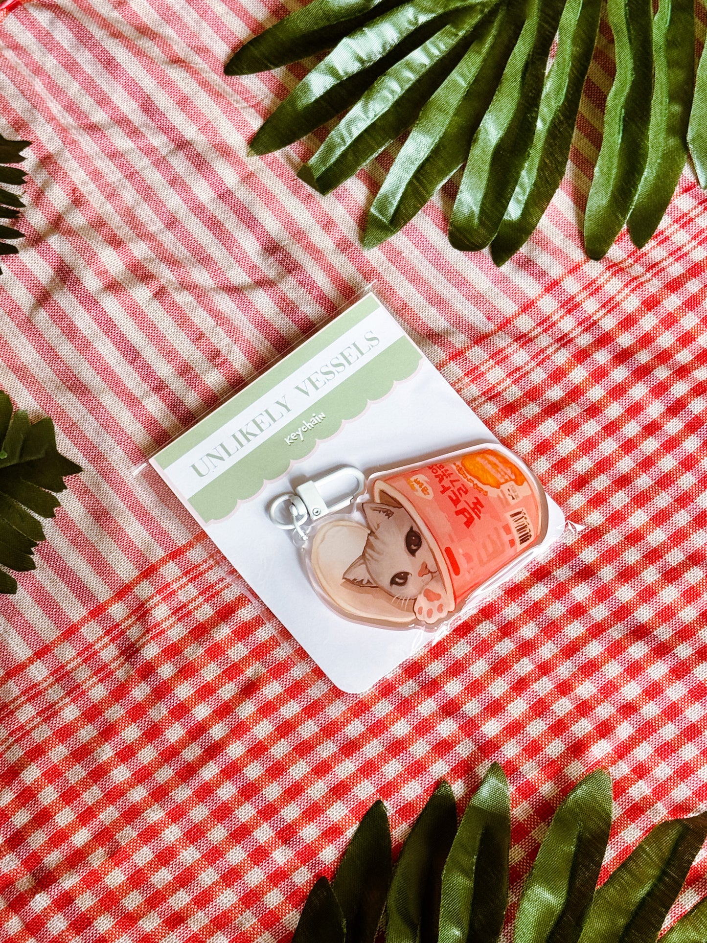 Spicy Carbo Cat Keychain