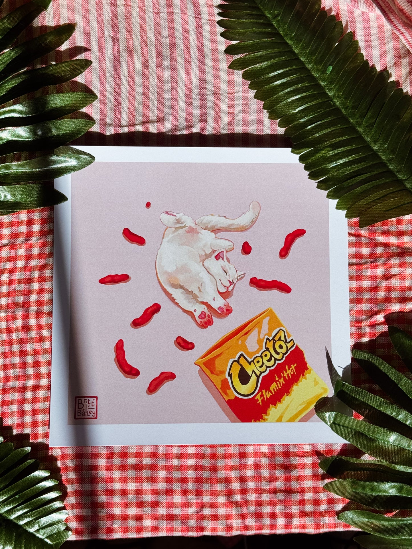 Cheeto Cat Print - Light