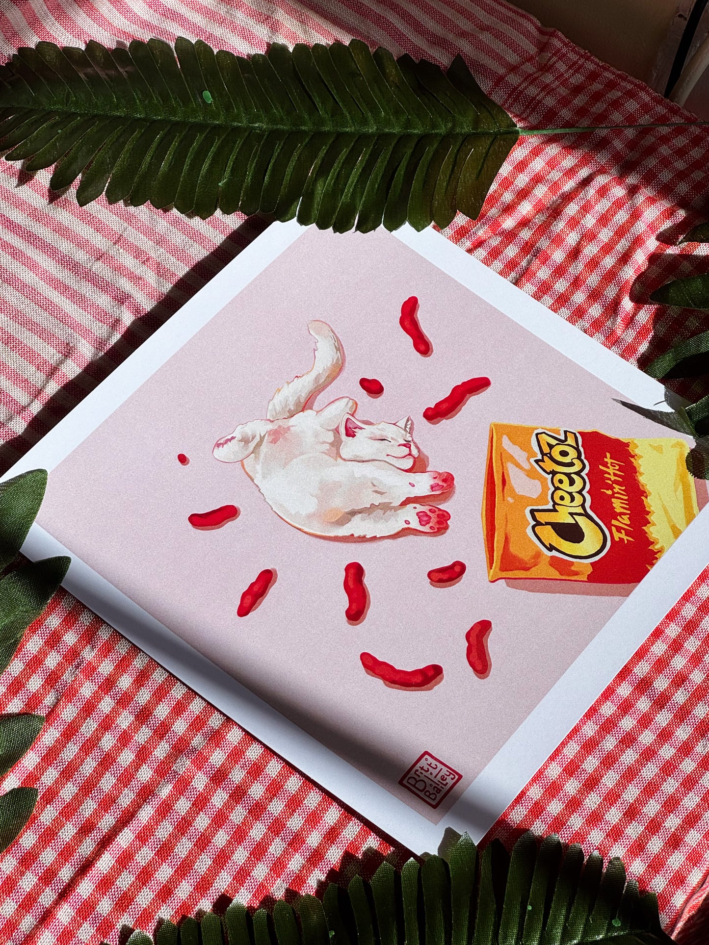 Cheeto Cat Print - Light