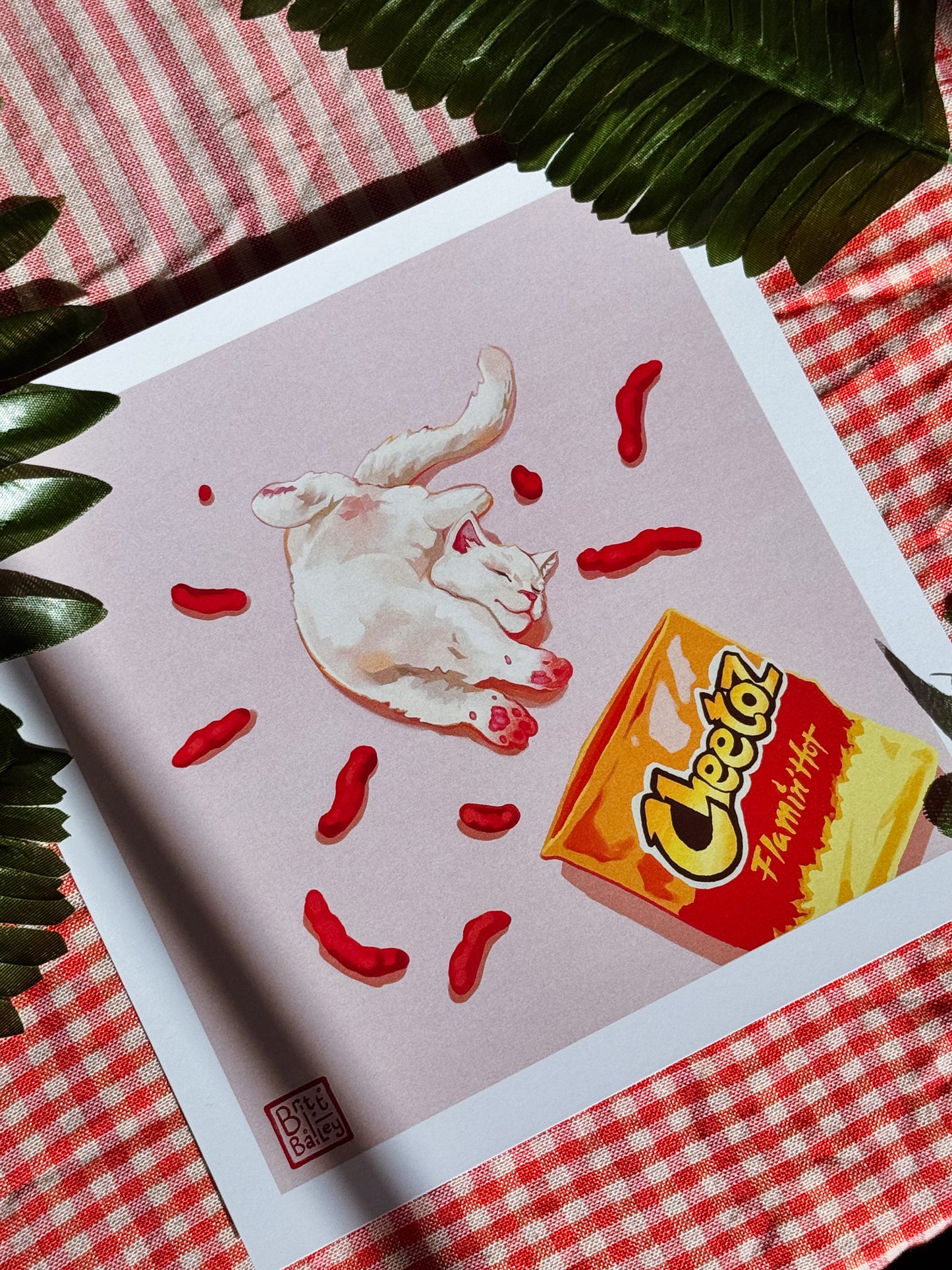 Cheeto Cat Print - Light