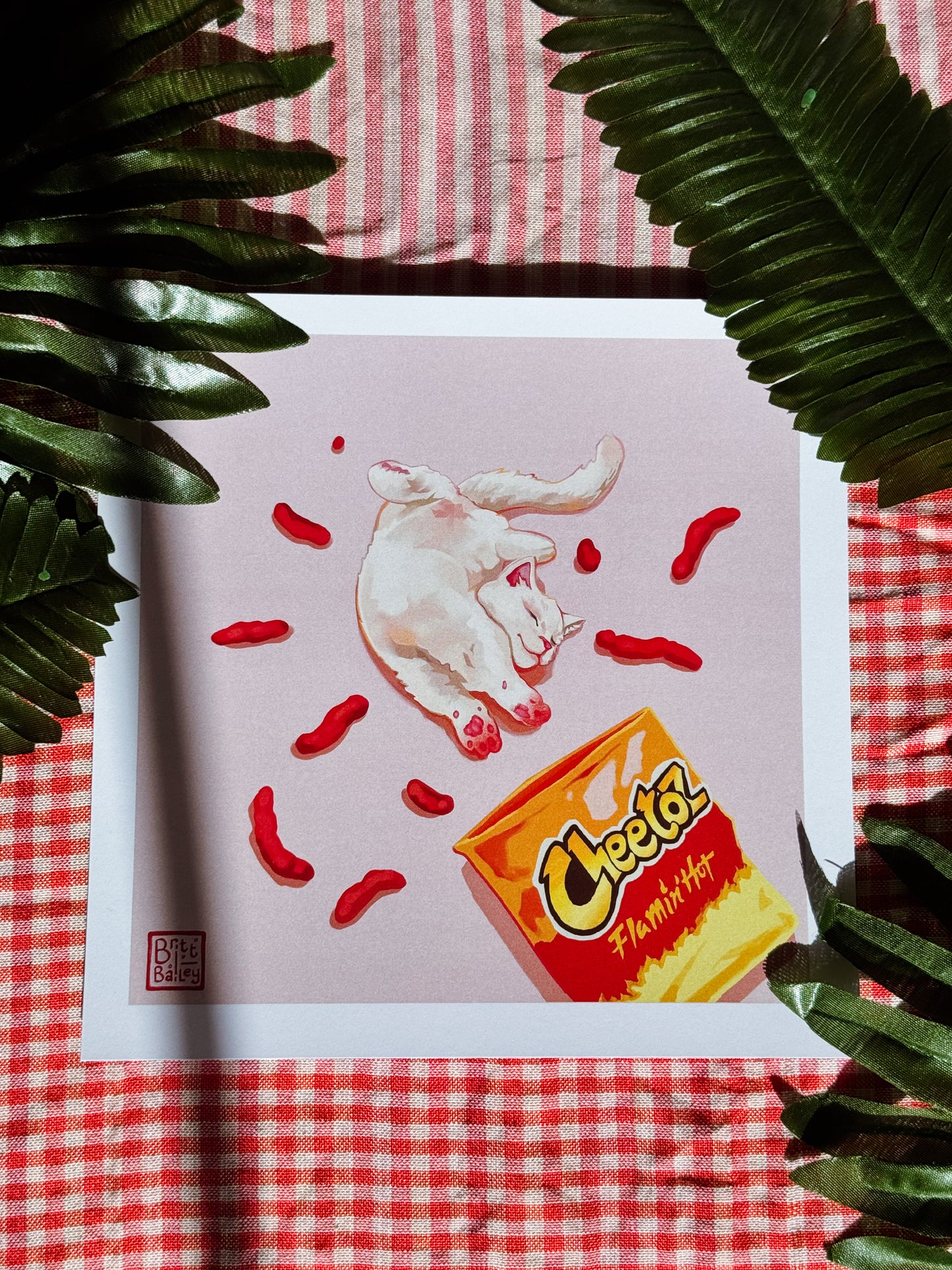 Cheeto Cat Print - Light