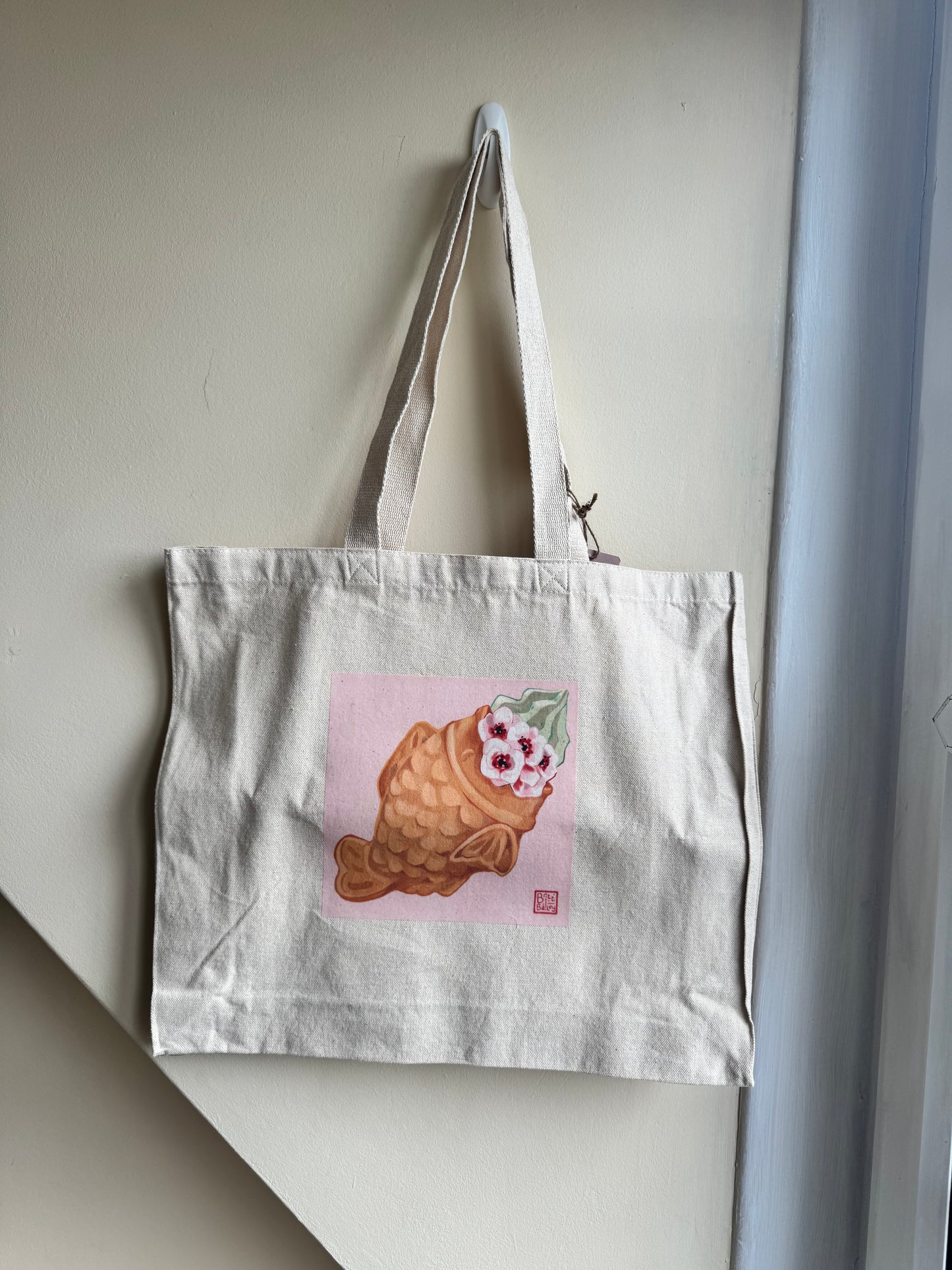 Taiyaki Blossom Tote Bag
