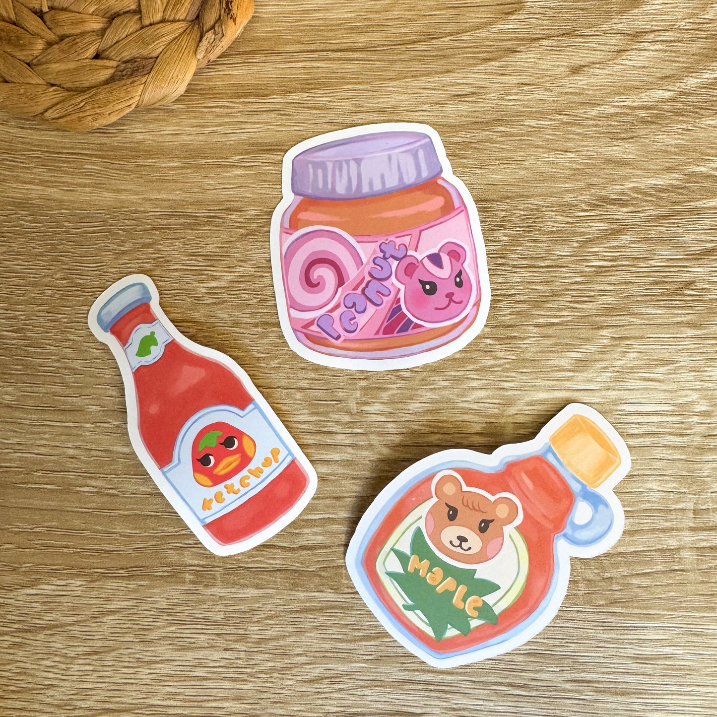 Animal Sauce Stickers