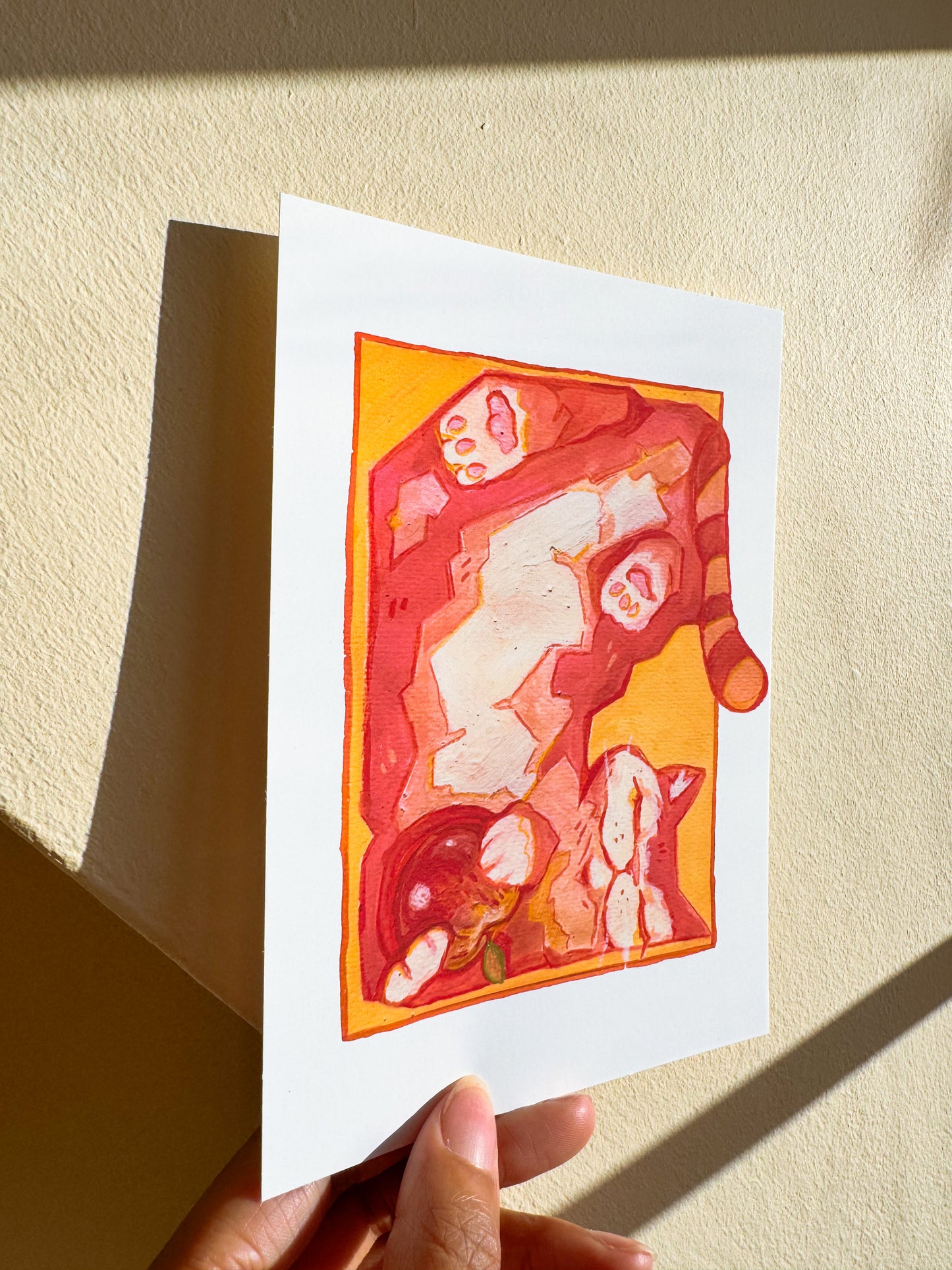 Box Cat Art Print - Cinnamon Apple