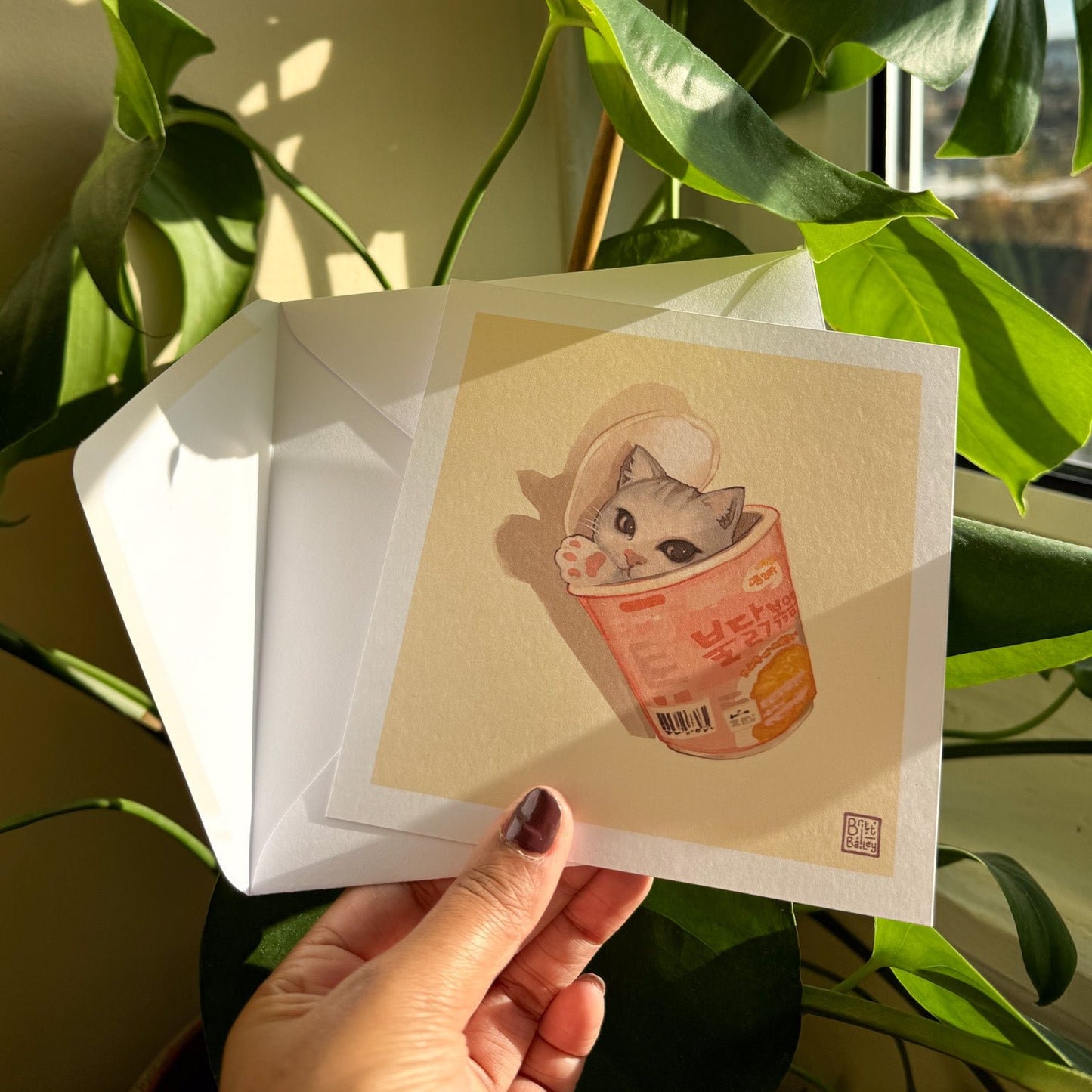 Spicy-Carbo Cat Postcard