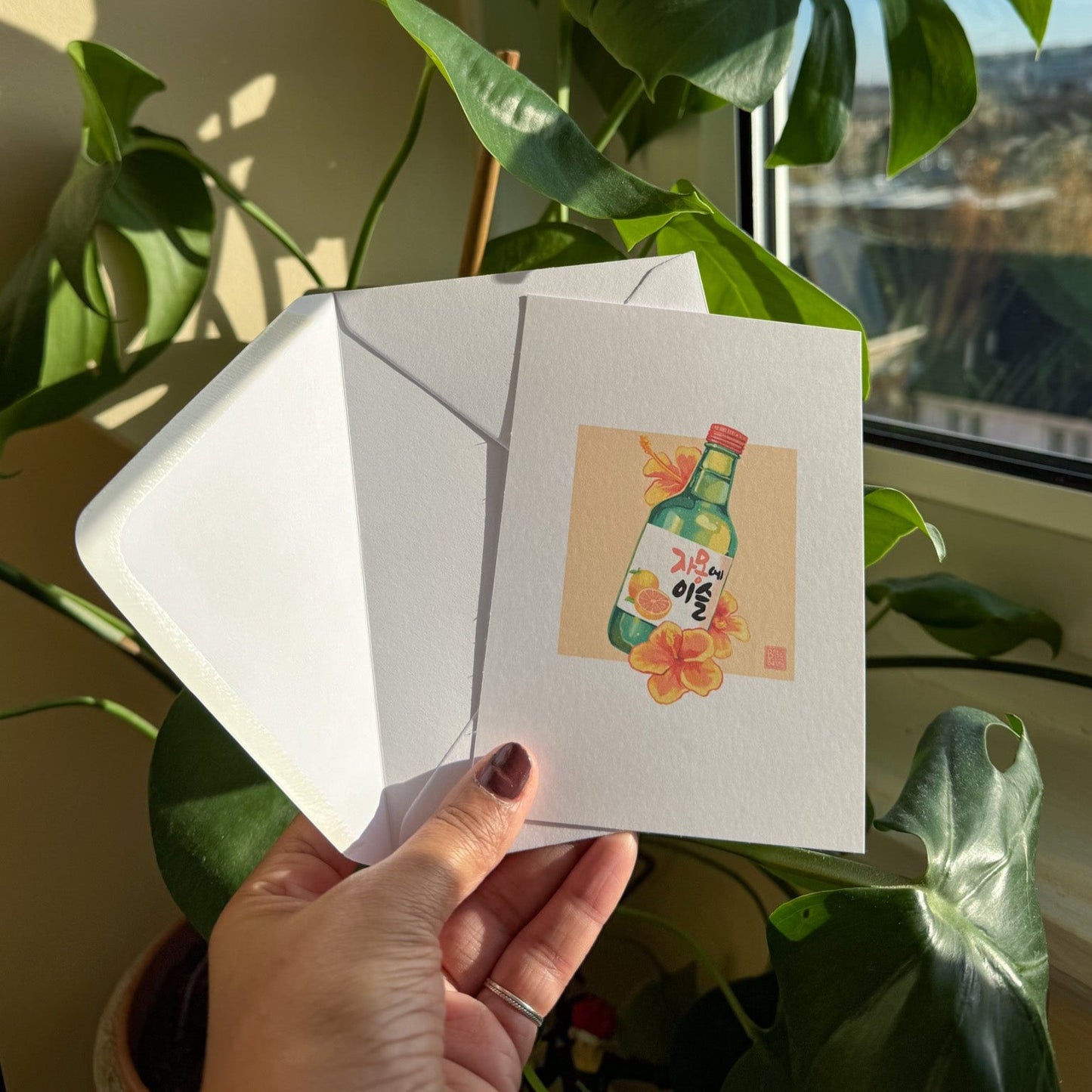 Grapefruit Soju Postcard