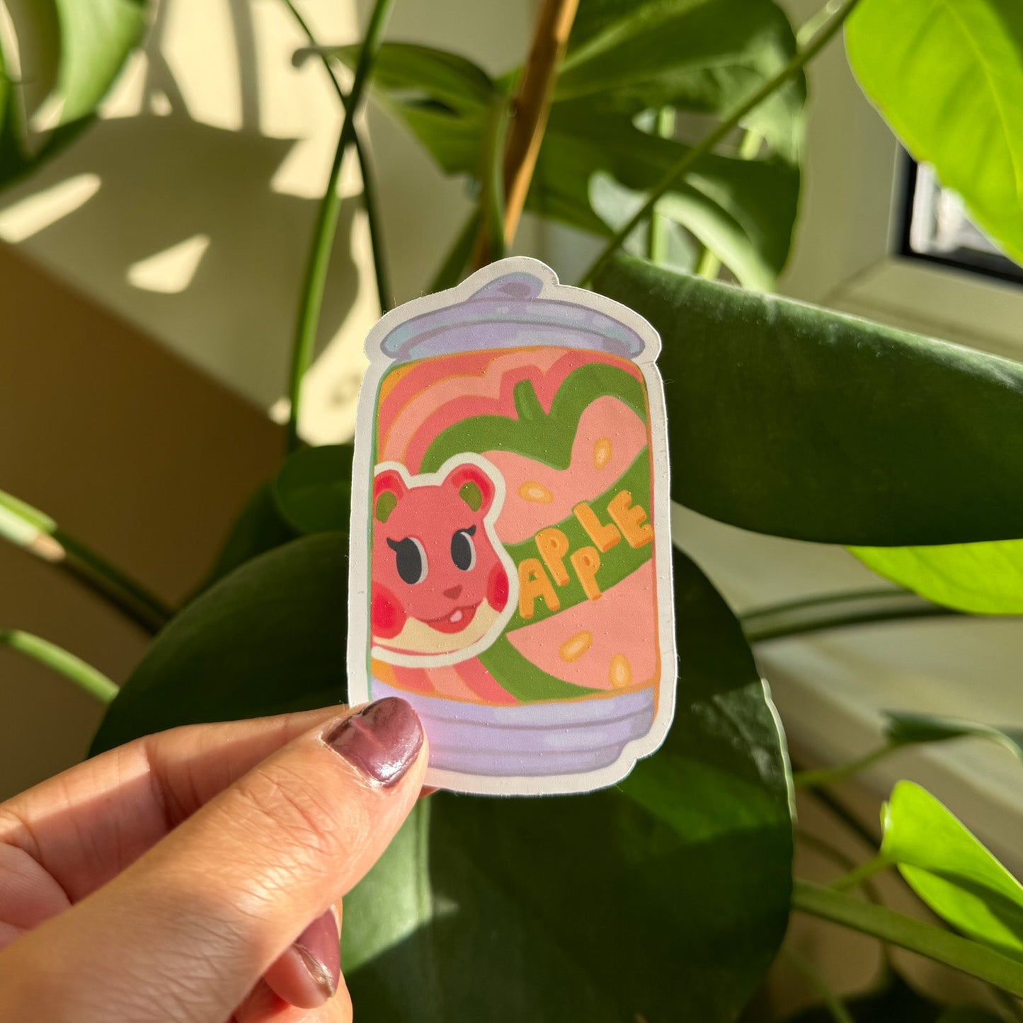 Apple Animal Sticker