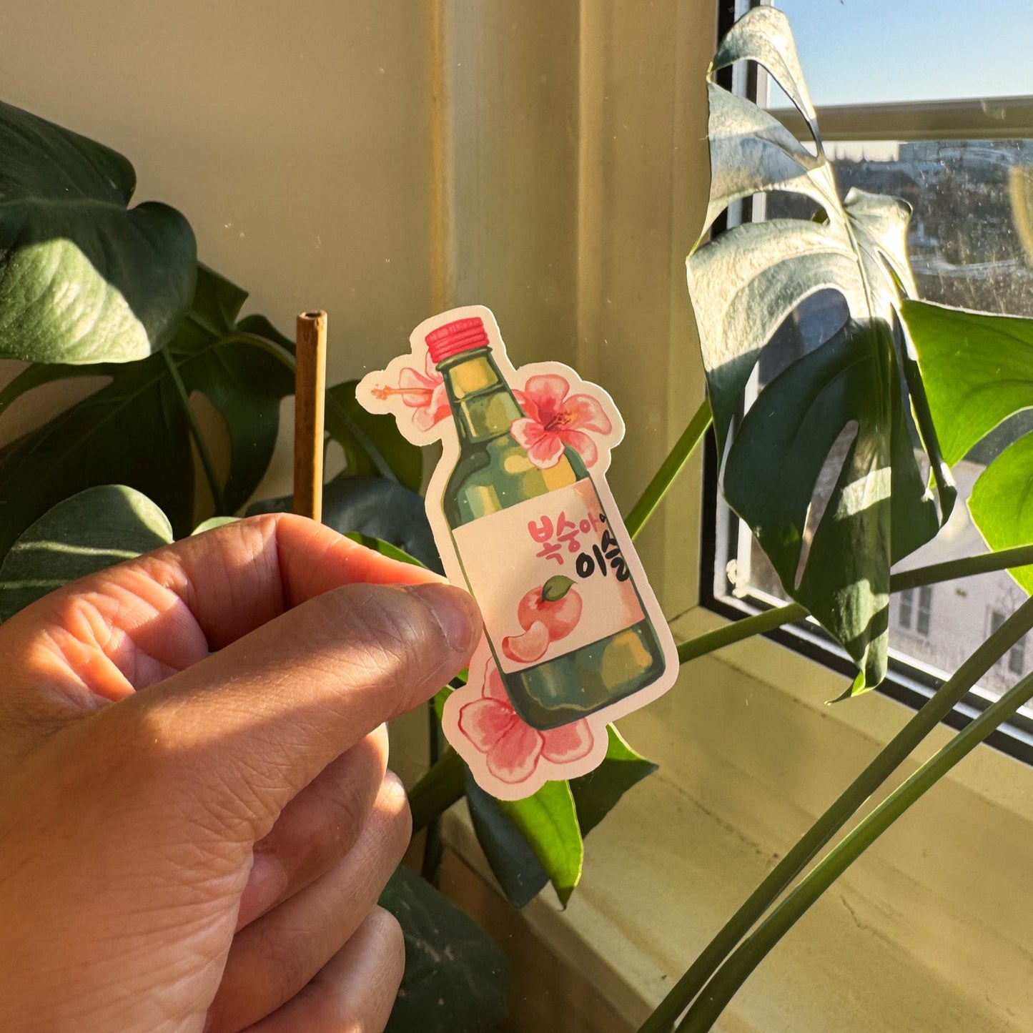 Peach Soju Sticker