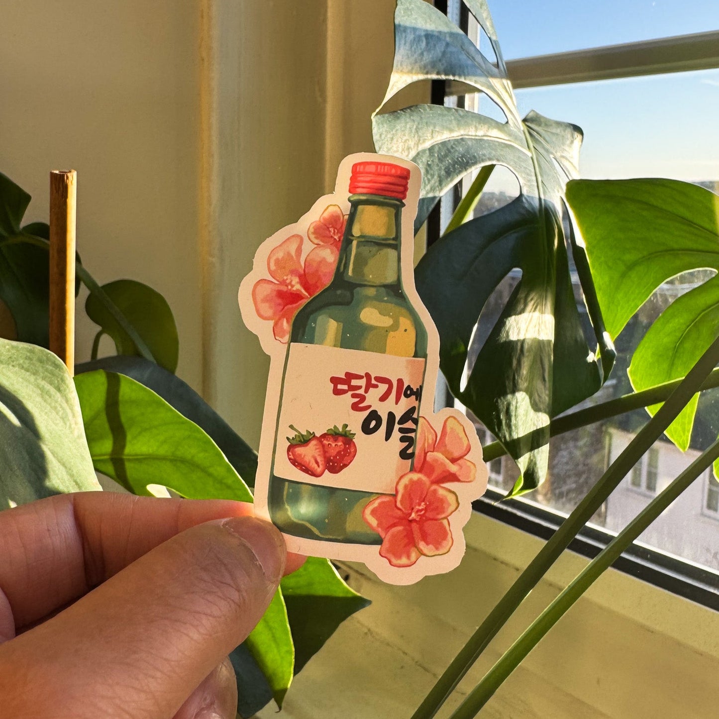 Strawberry Soju Sticker