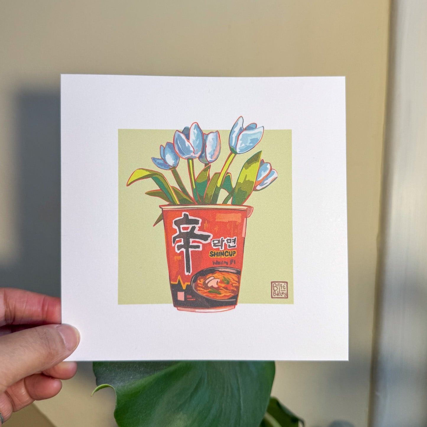Tulip Ramyun Postcard