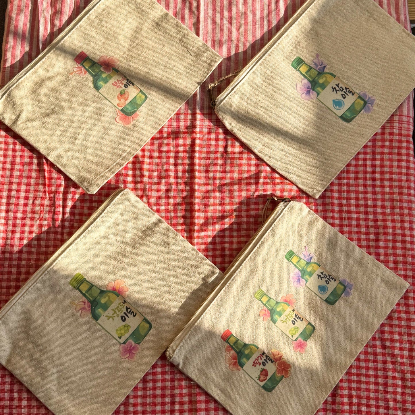 Soju Cosmetic Pouches