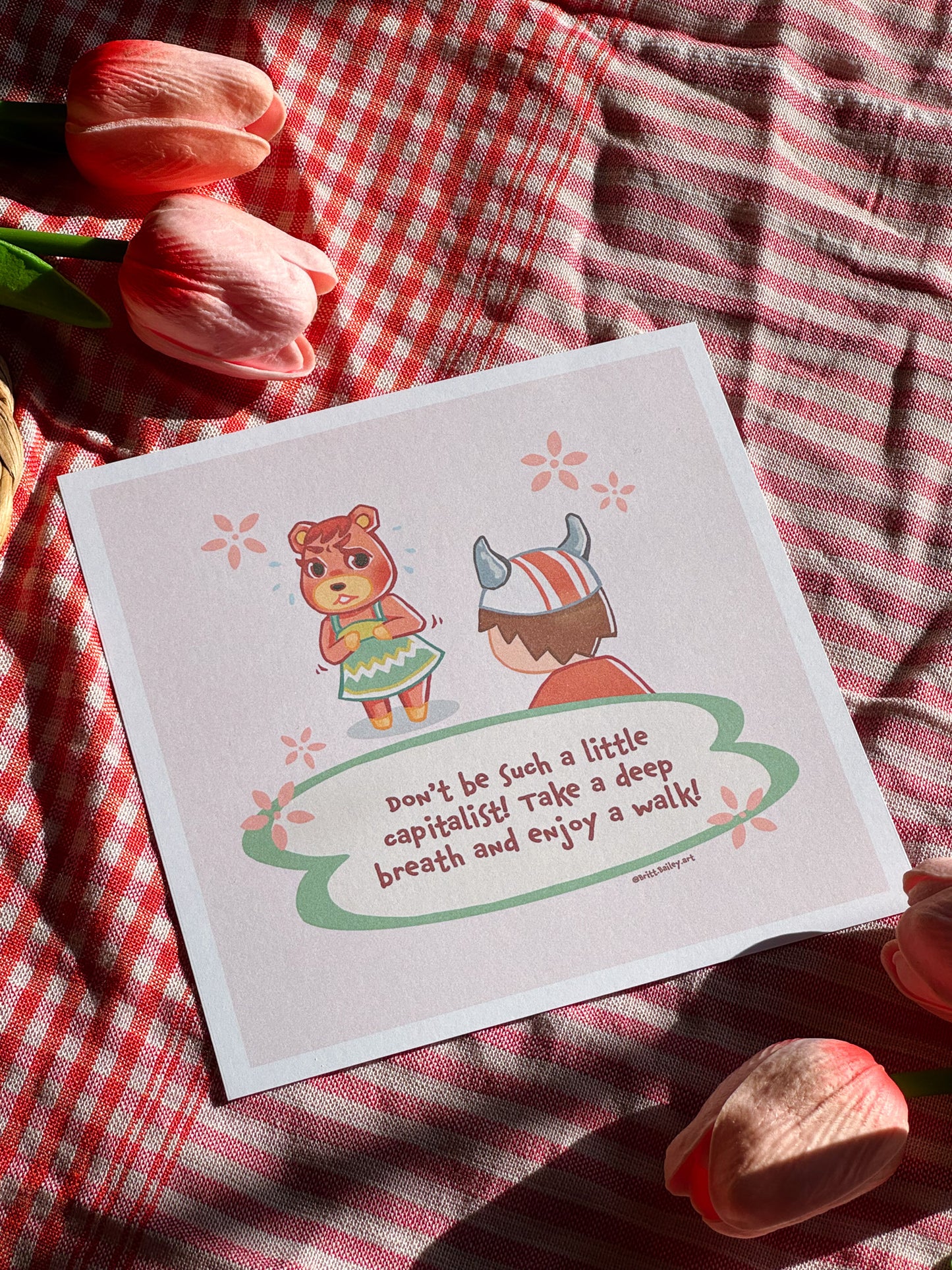 Animal Capitalist Postcard
