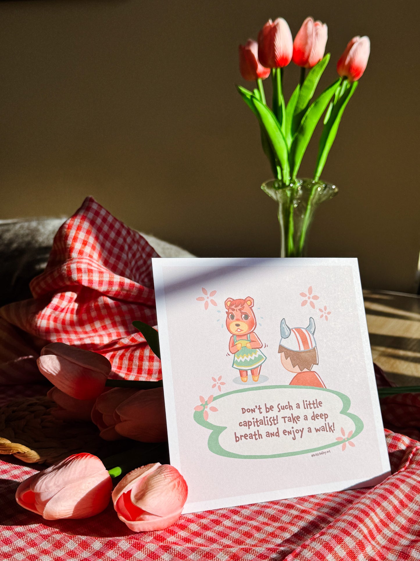 Animal Capitalist Postcard