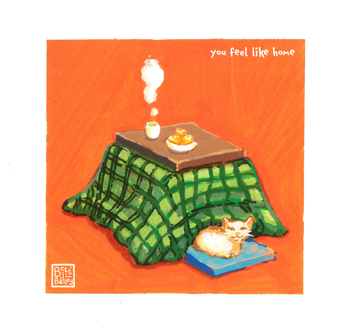 You Feel Like Home Postcard