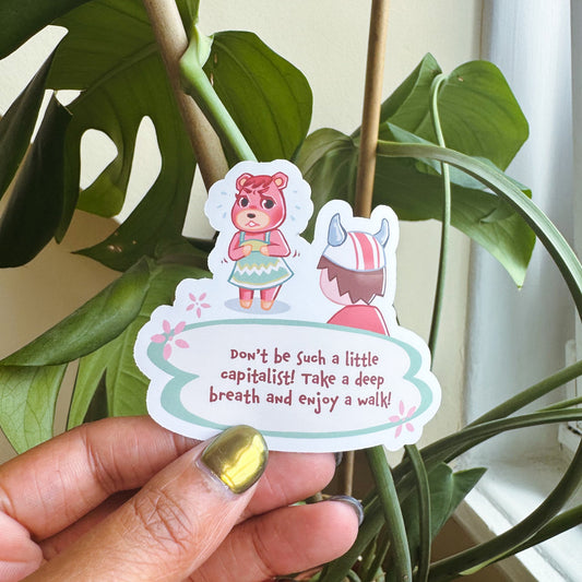 Capitalist Sticker