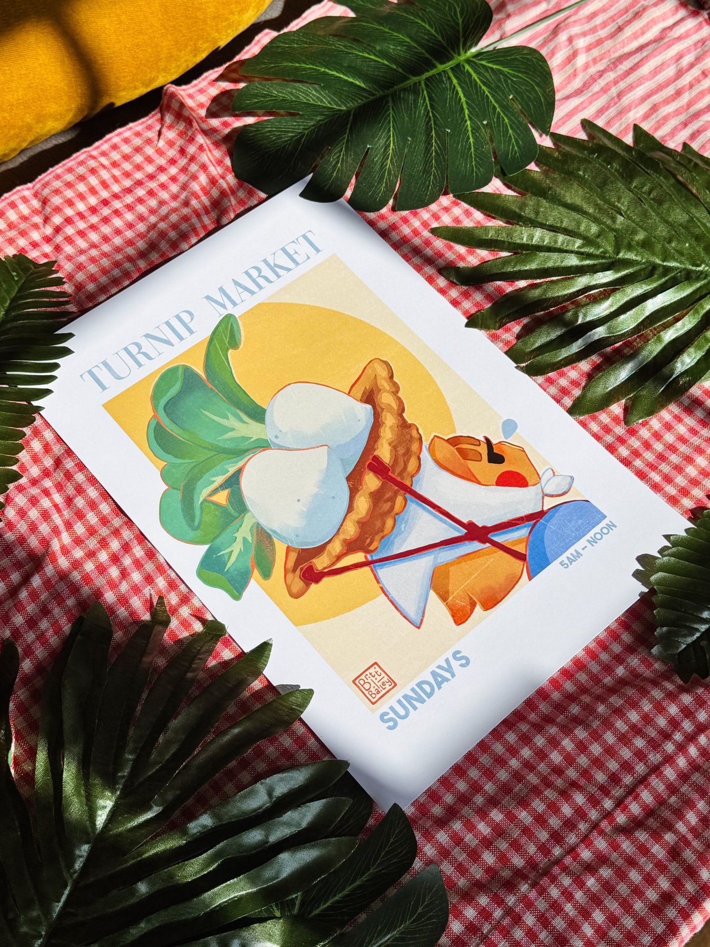 Turnip Market Art Print