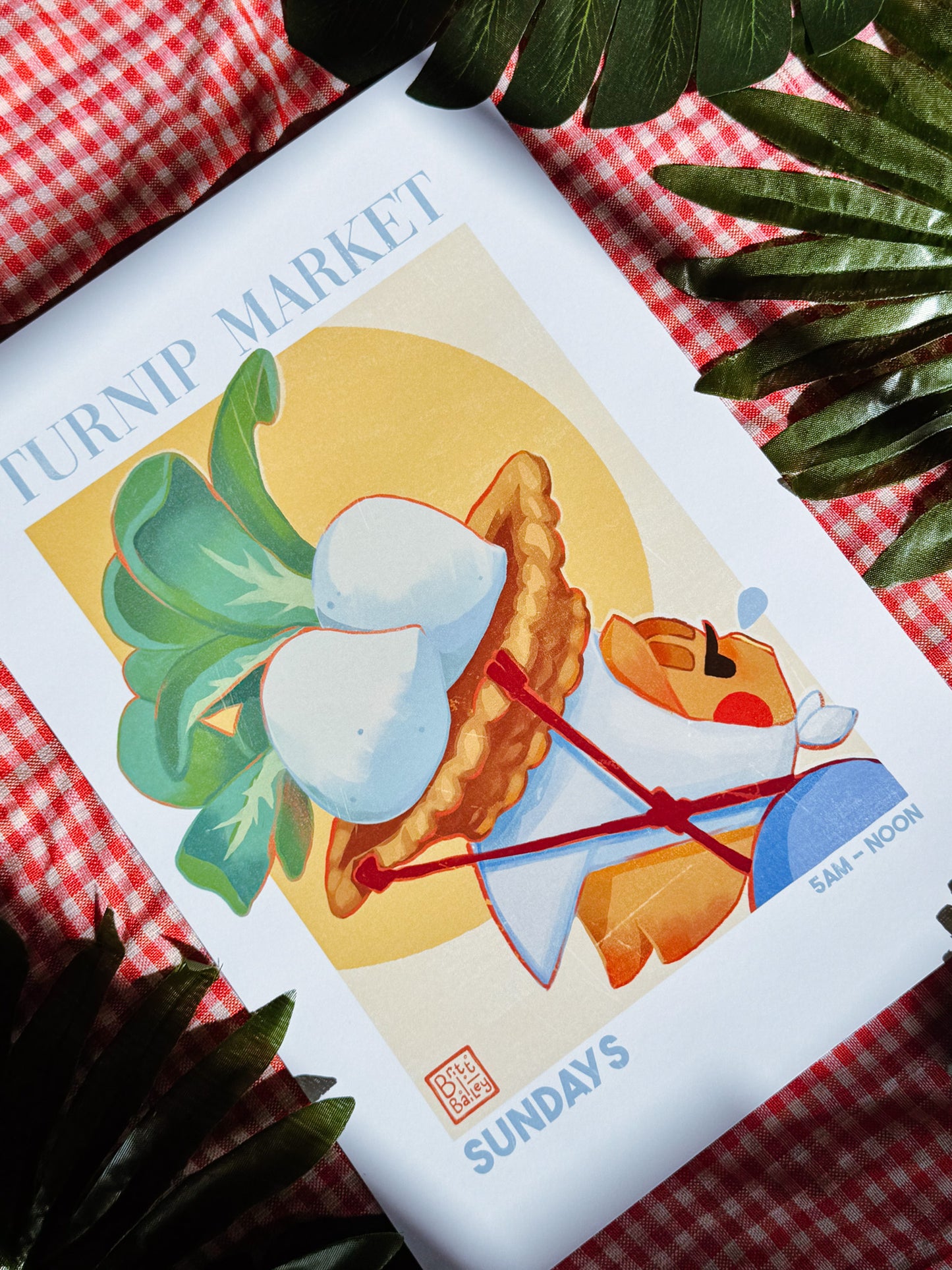Turnip Market Art Print