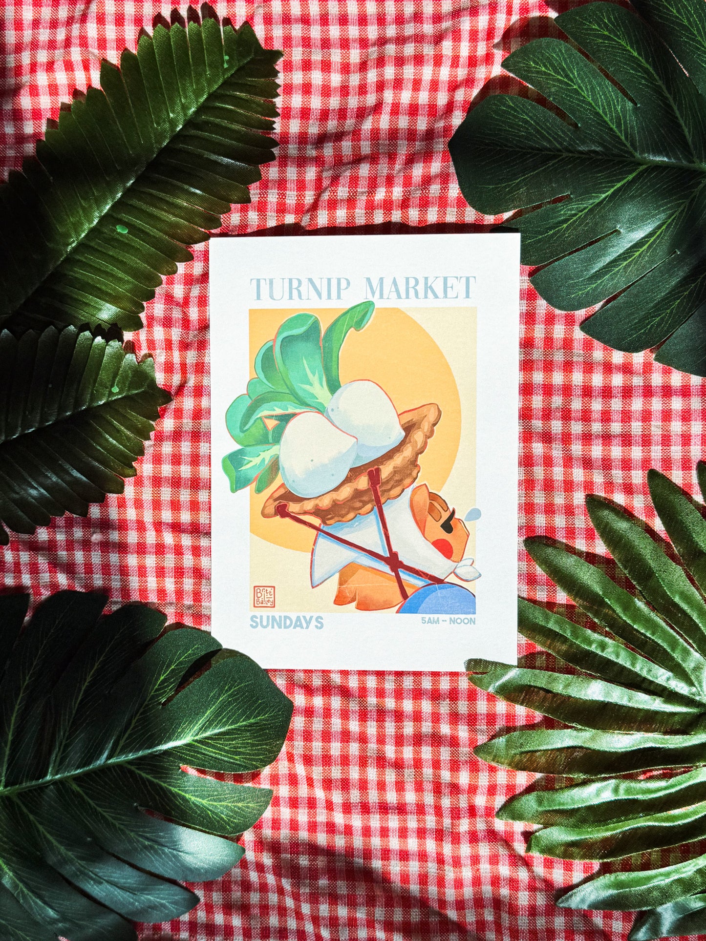 Turnip Market Art Print