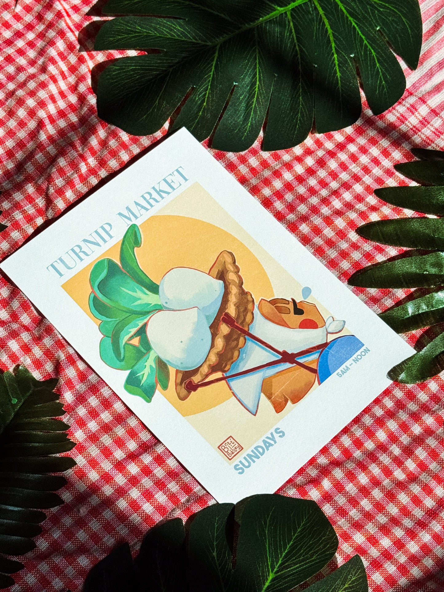 Turnip Market Art Print