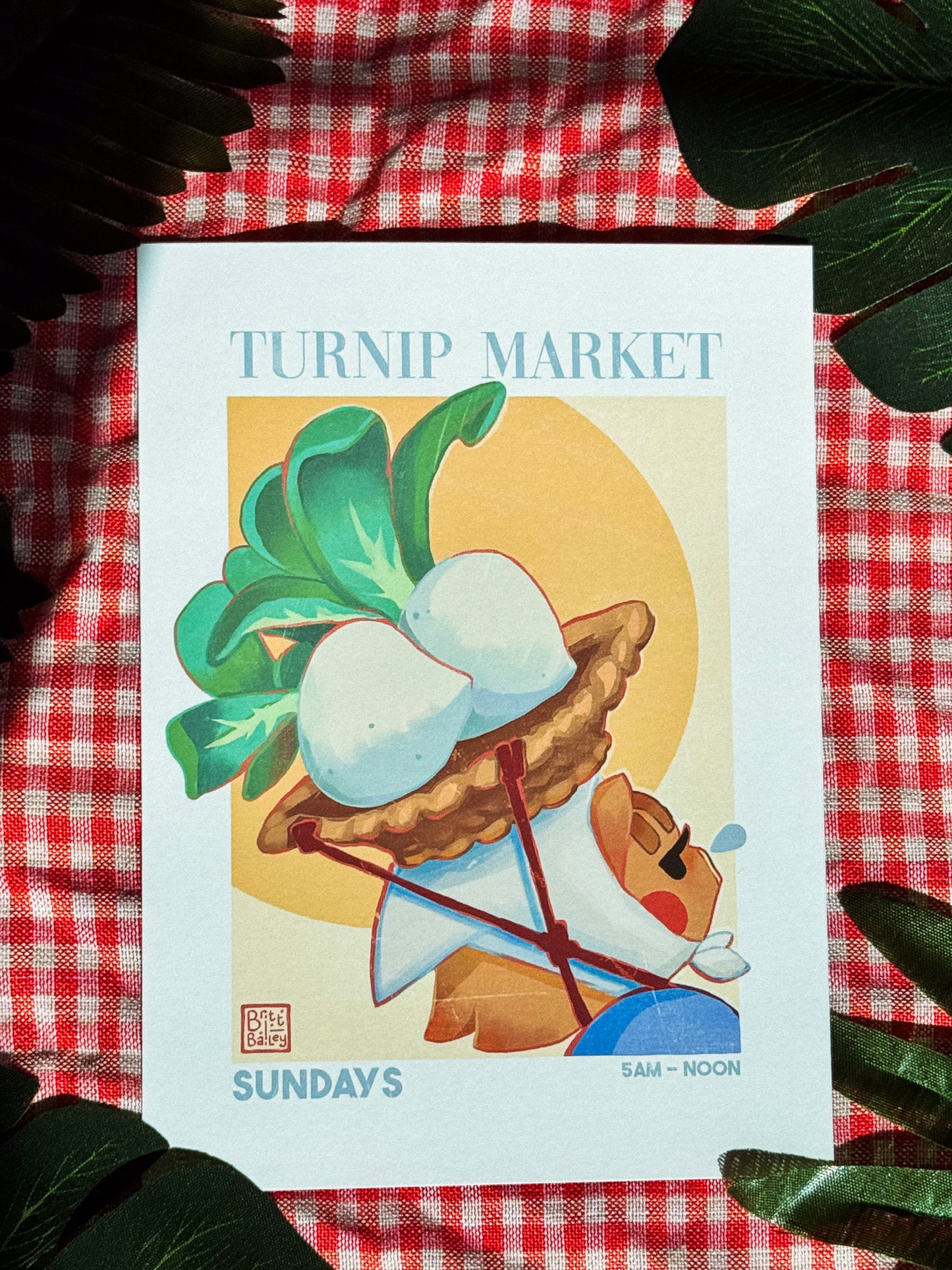 Turnip Market Art Print