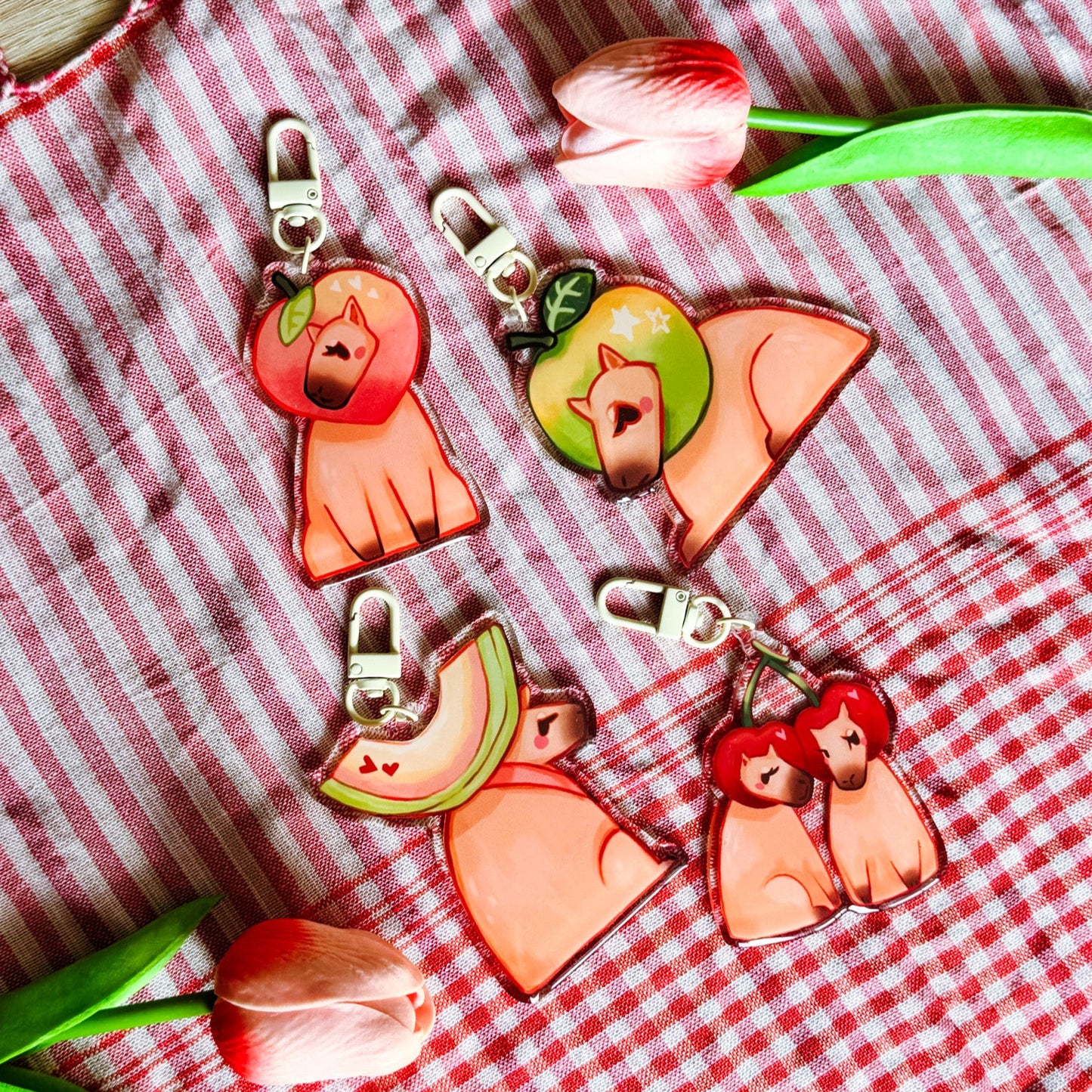 Fruity-Bara Acrylic keychains