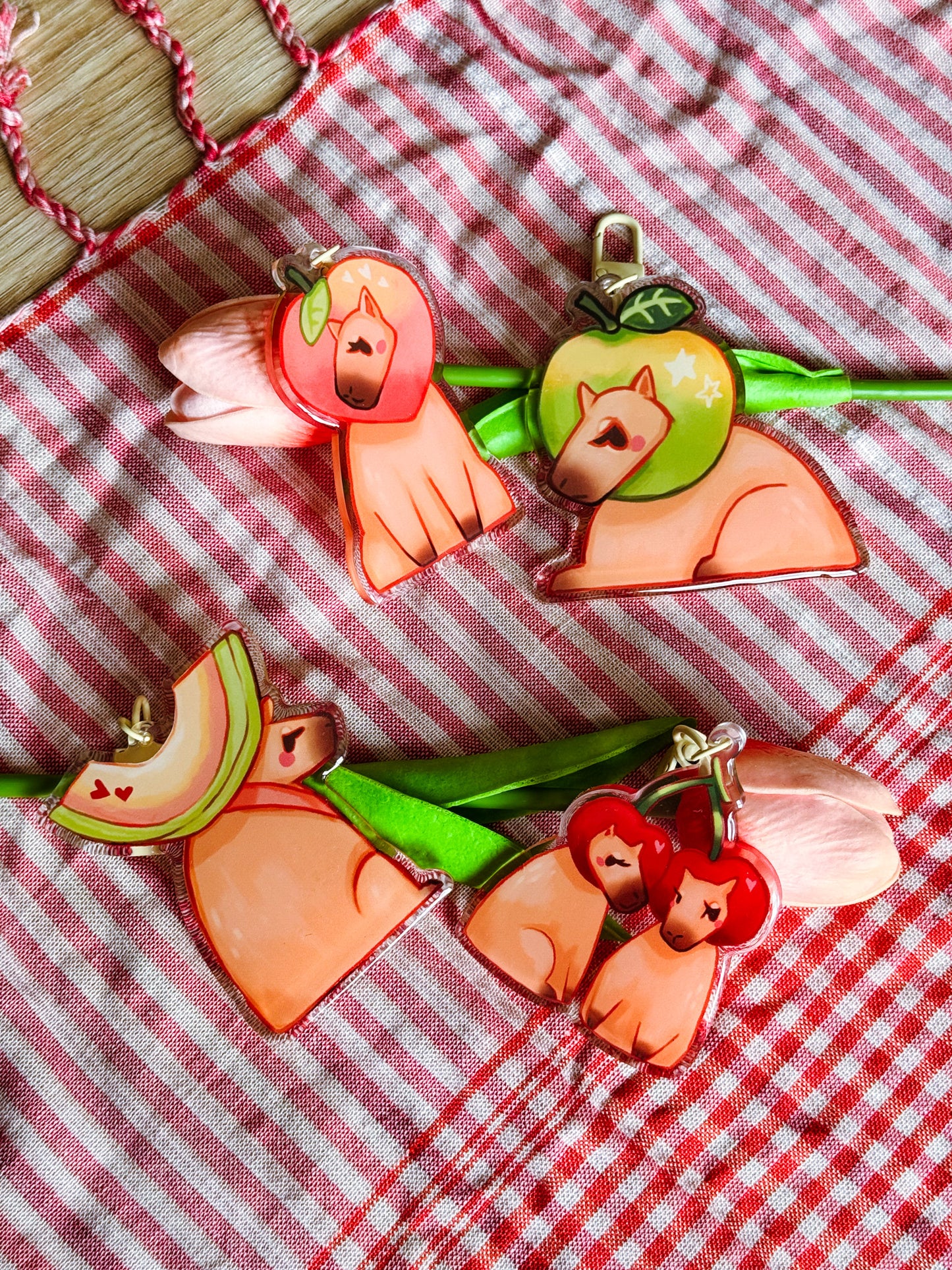 Fruity-Bara Acrylic keychains