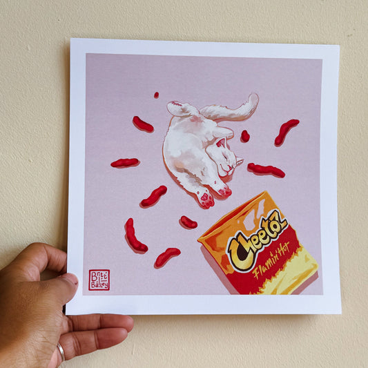 Cheeto Cat Print - Light