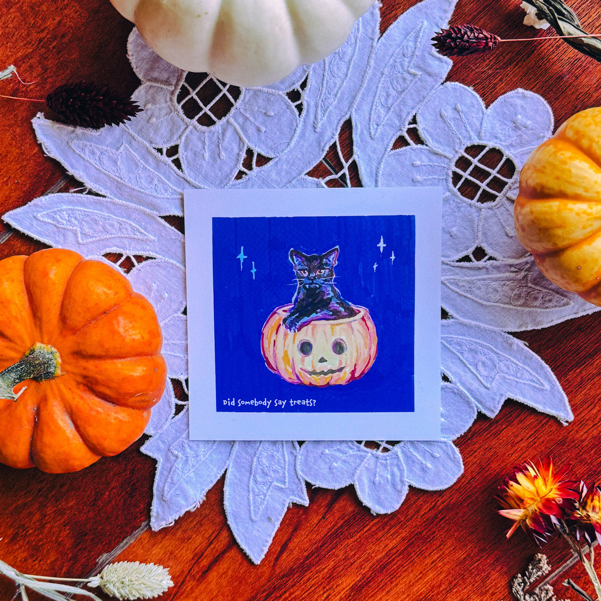 Treats Postcard