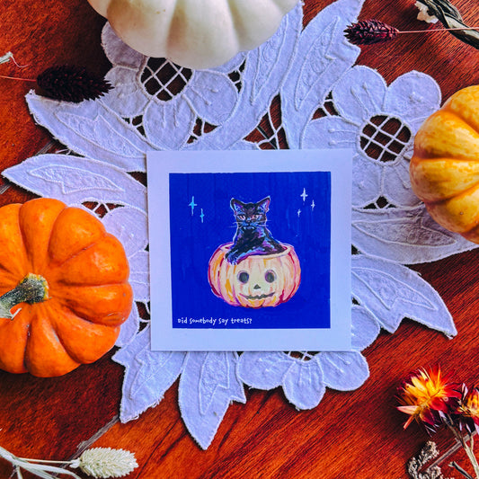 Treats Postcard