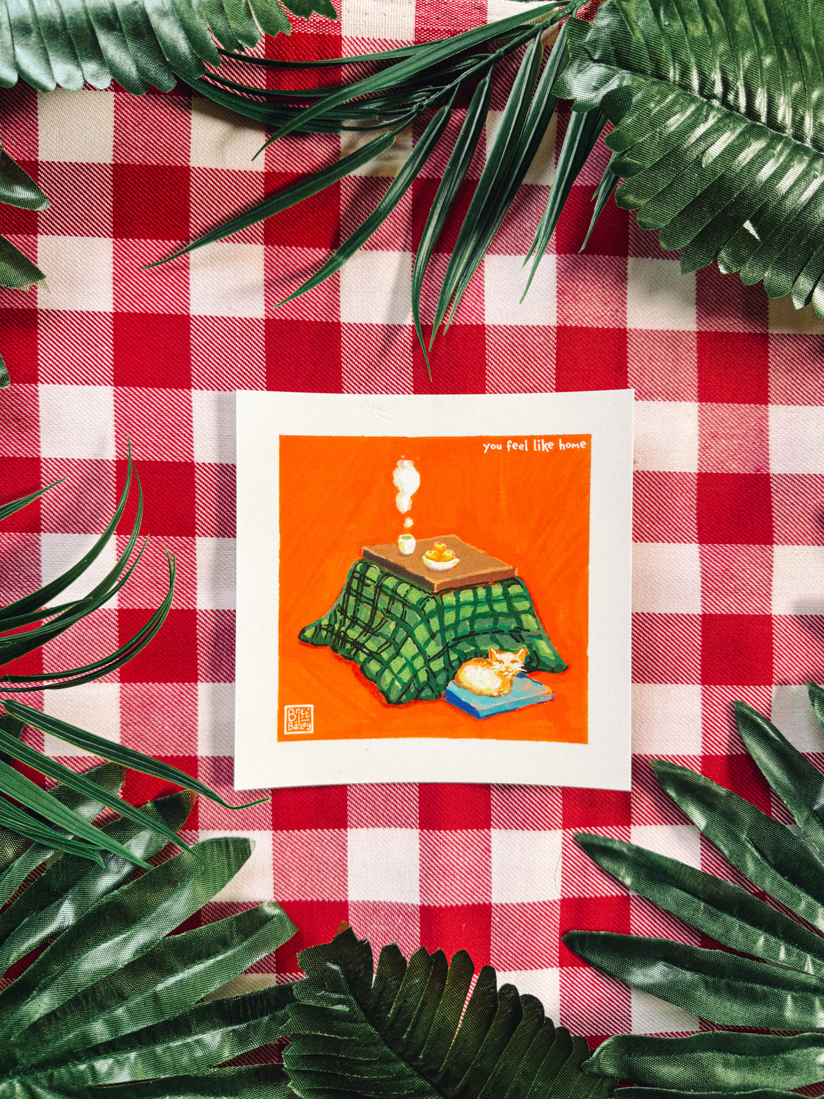 You Feel Like Home Postcard