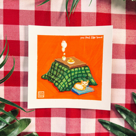 You Feel Like Home Postcard