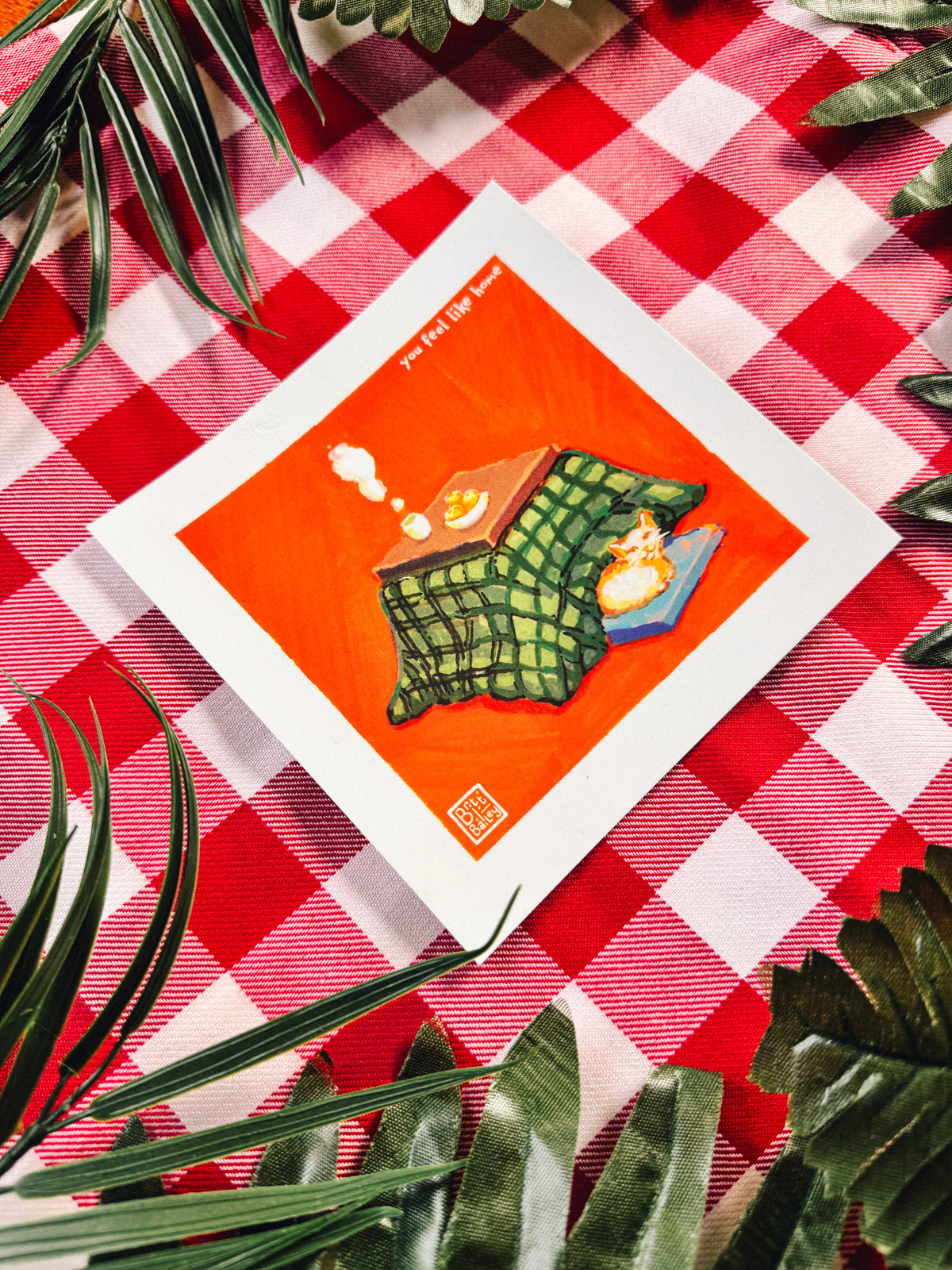 You Feel Like Home Postcard