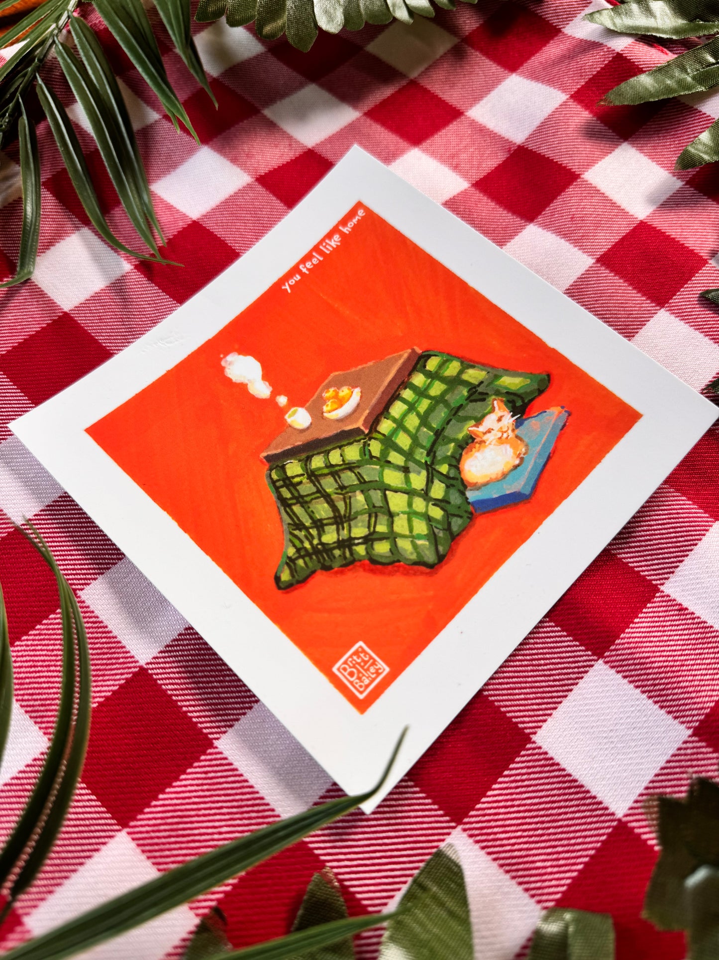 You Feel Like Home Postcard