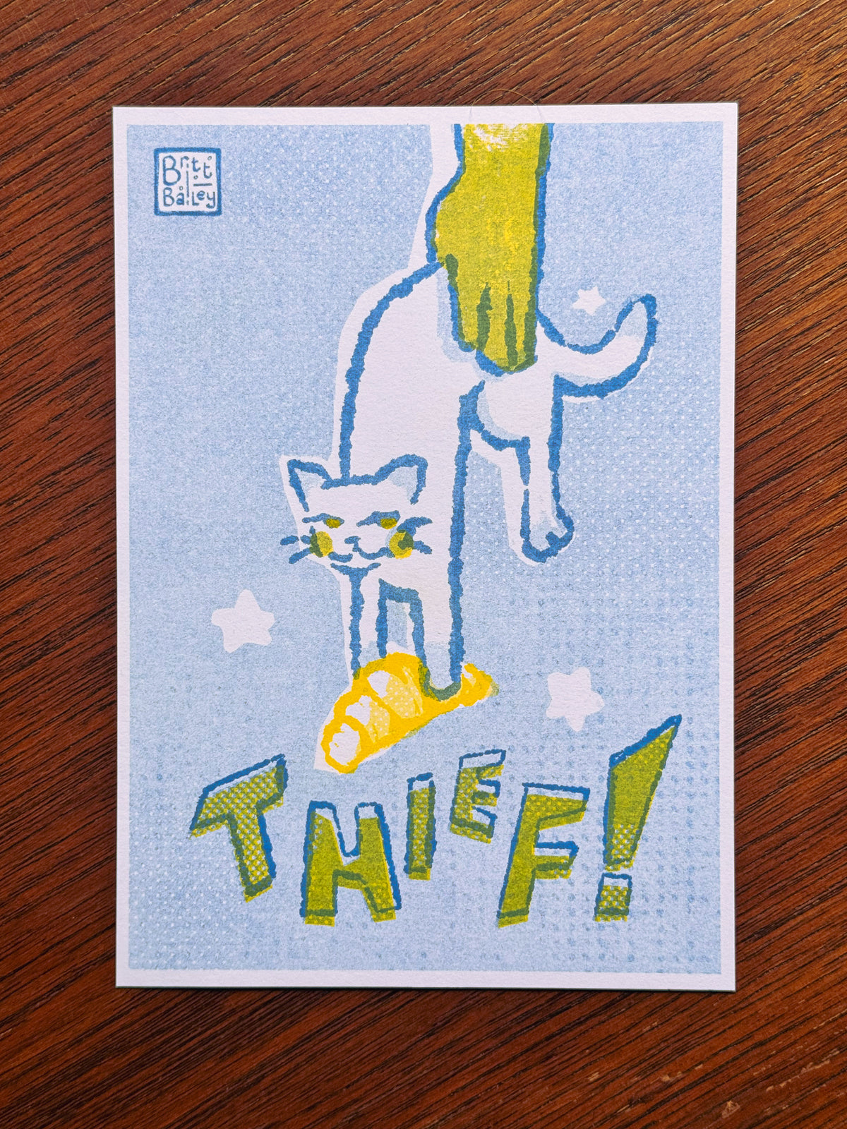 Thief! Risograph Print