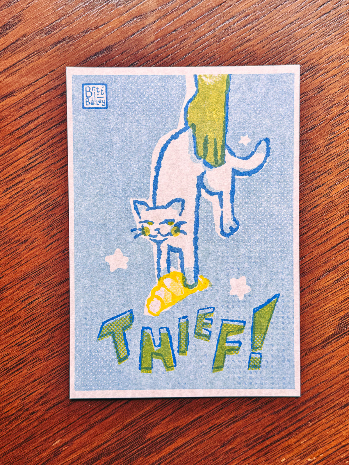 Thief! Risograph Print