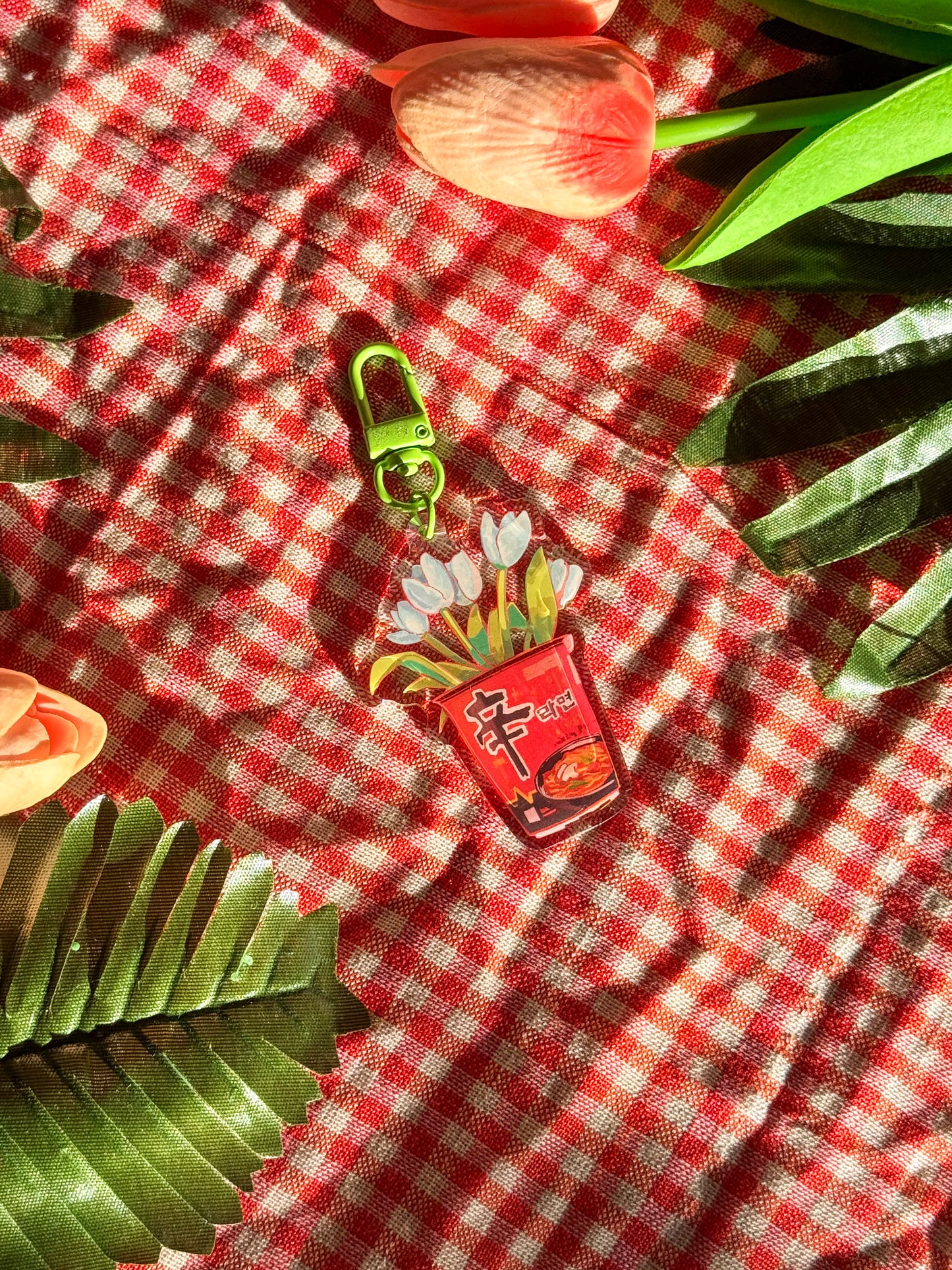 Tulip Ramyun Keychain