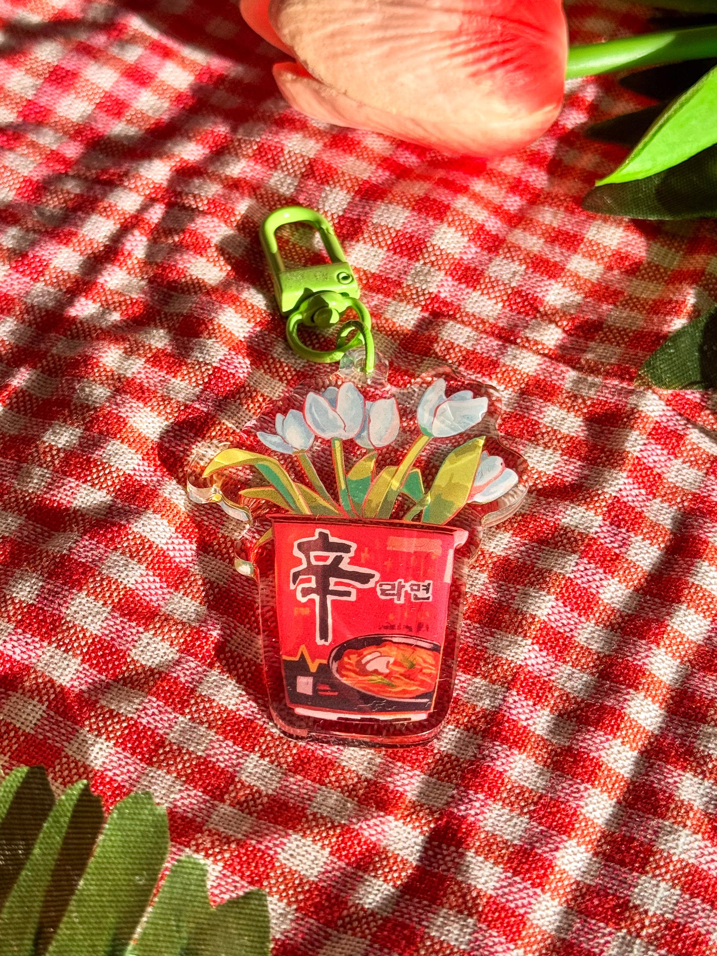 Tulip Ramyun Keychain