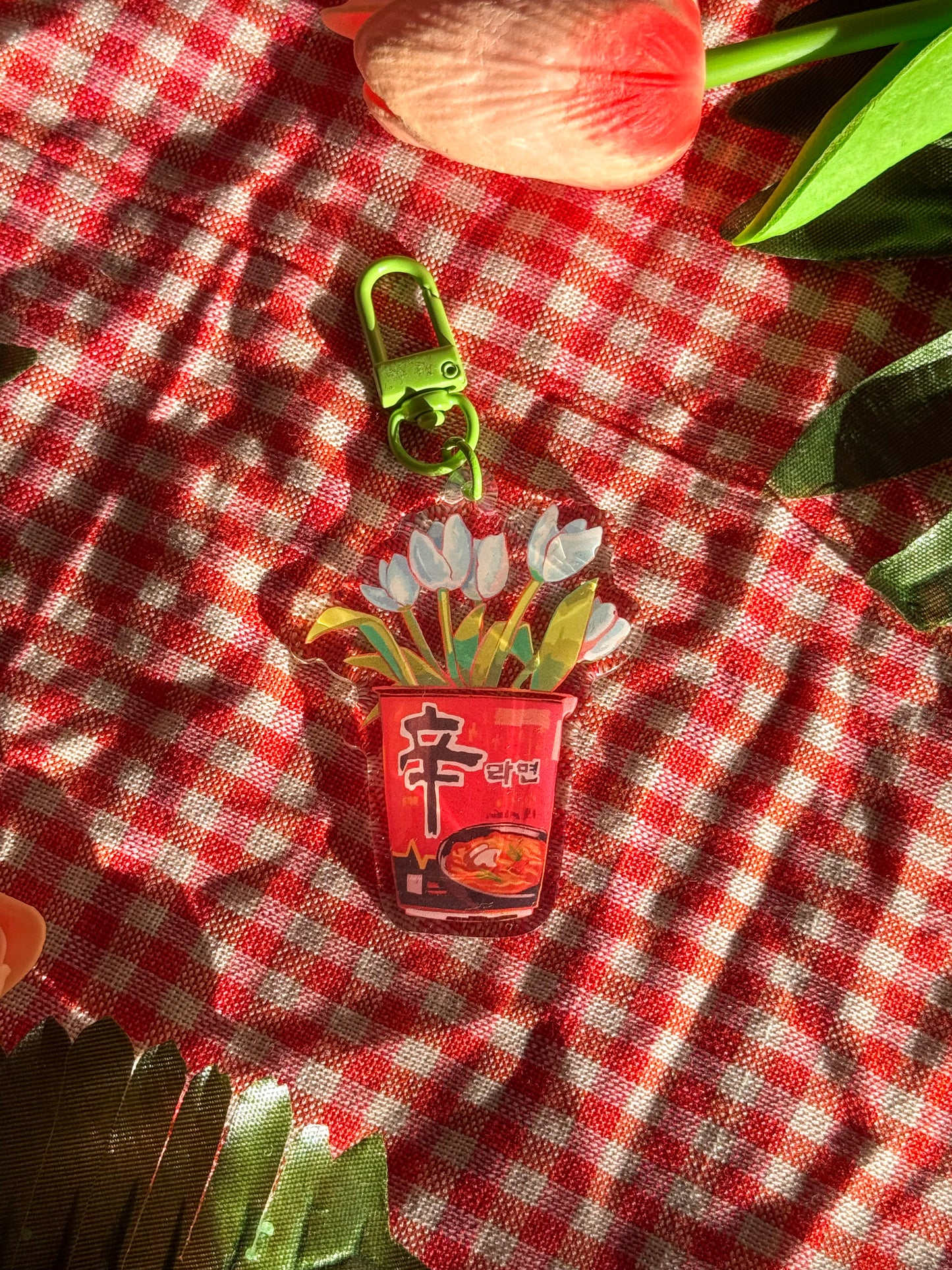 Tulip Ramyun Keychain