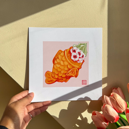 Taiyaki Blossom Art Print