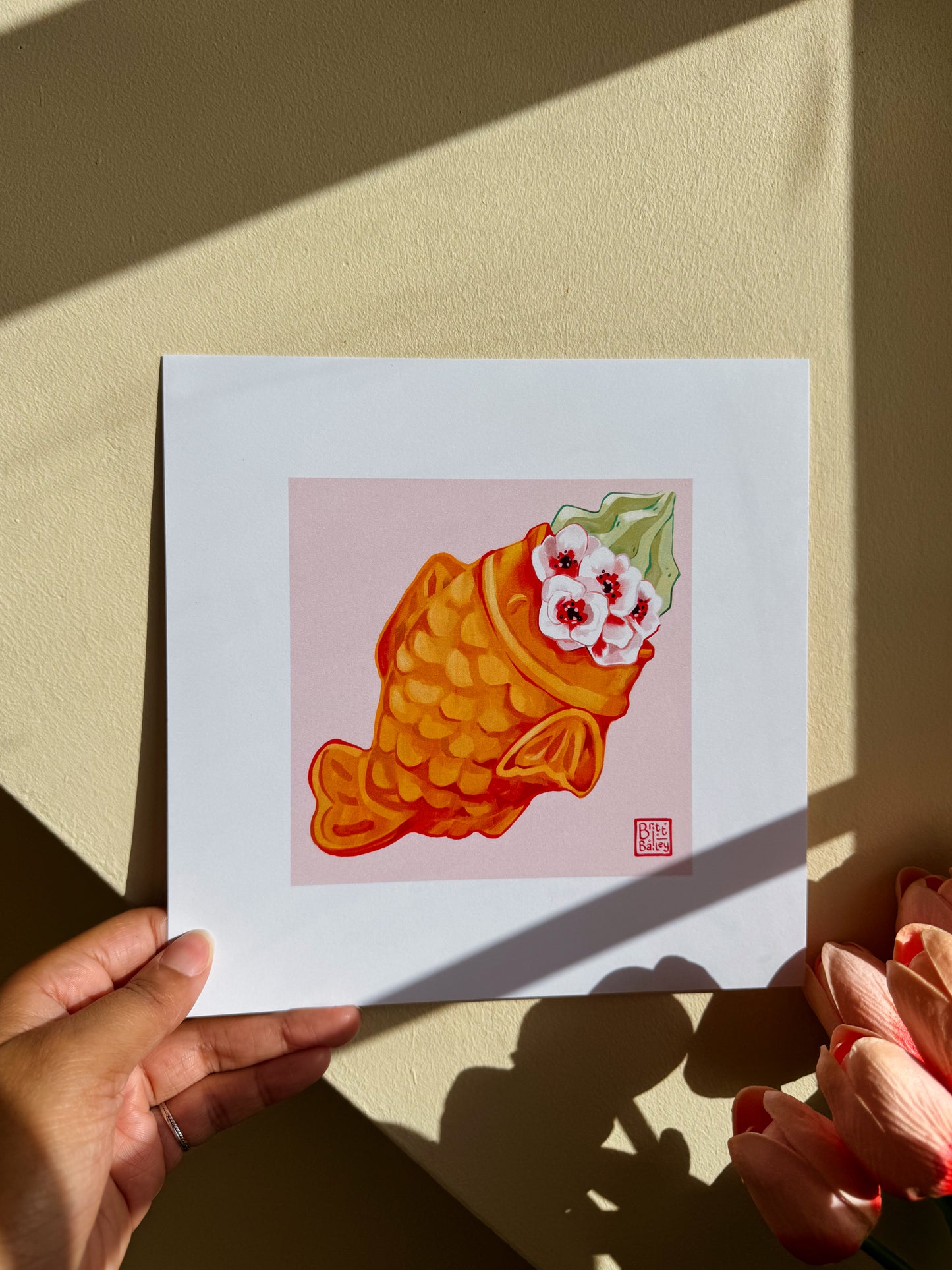 Taiyaki Blossom Art Print