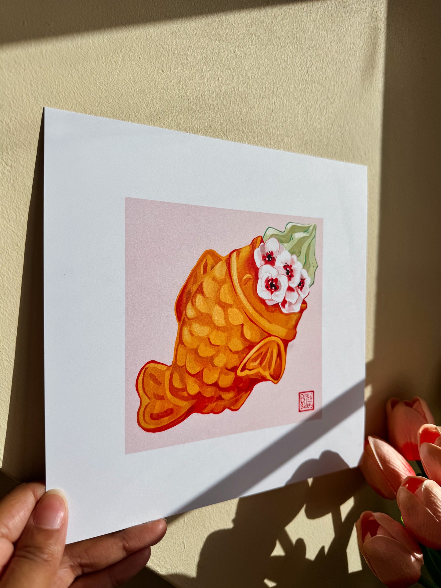 Taiyaki Blossom Art Print