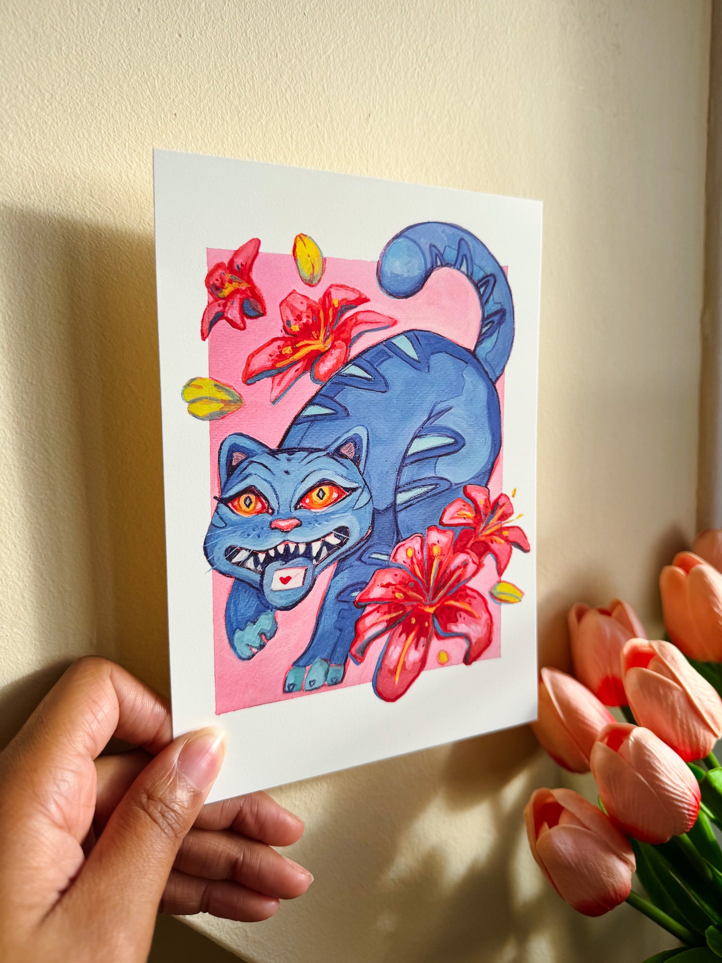 Derpy Lily Art Print