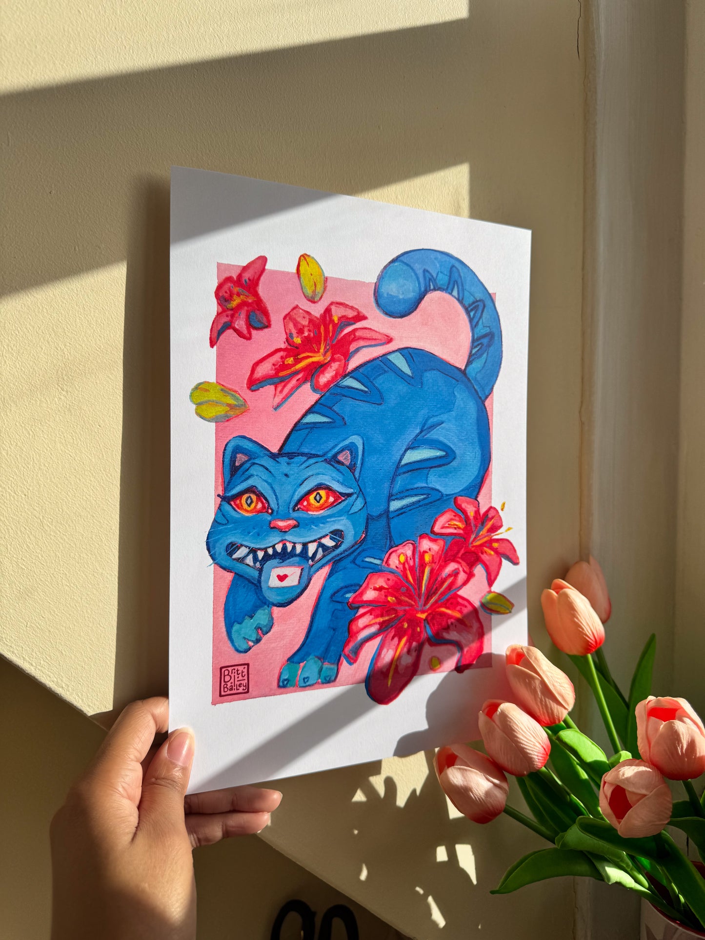 Derpy Lily Art Print