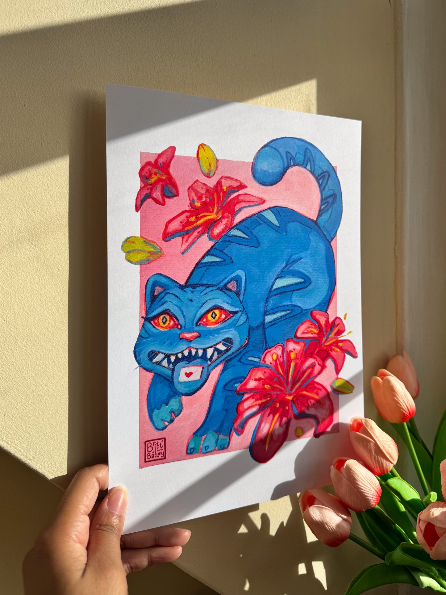 Derpy Lily Art Print