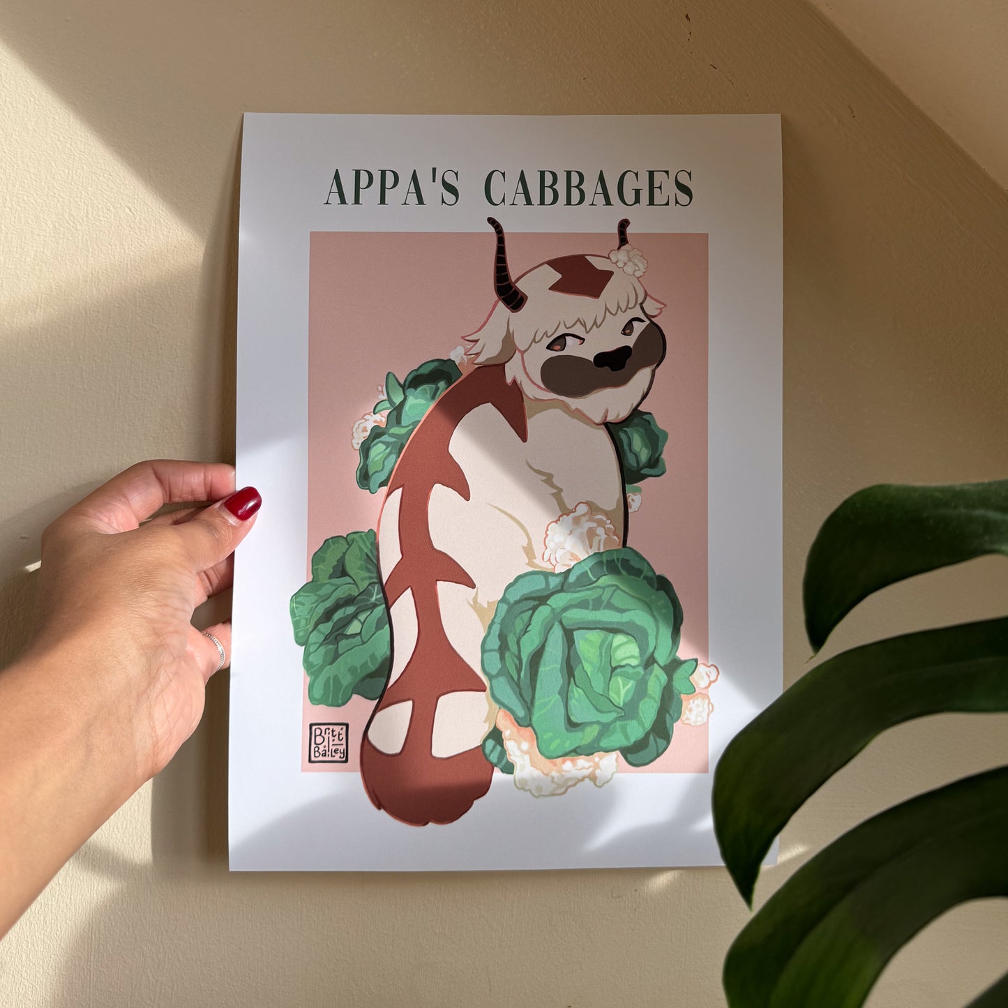 Appa's Cabbages Art Print