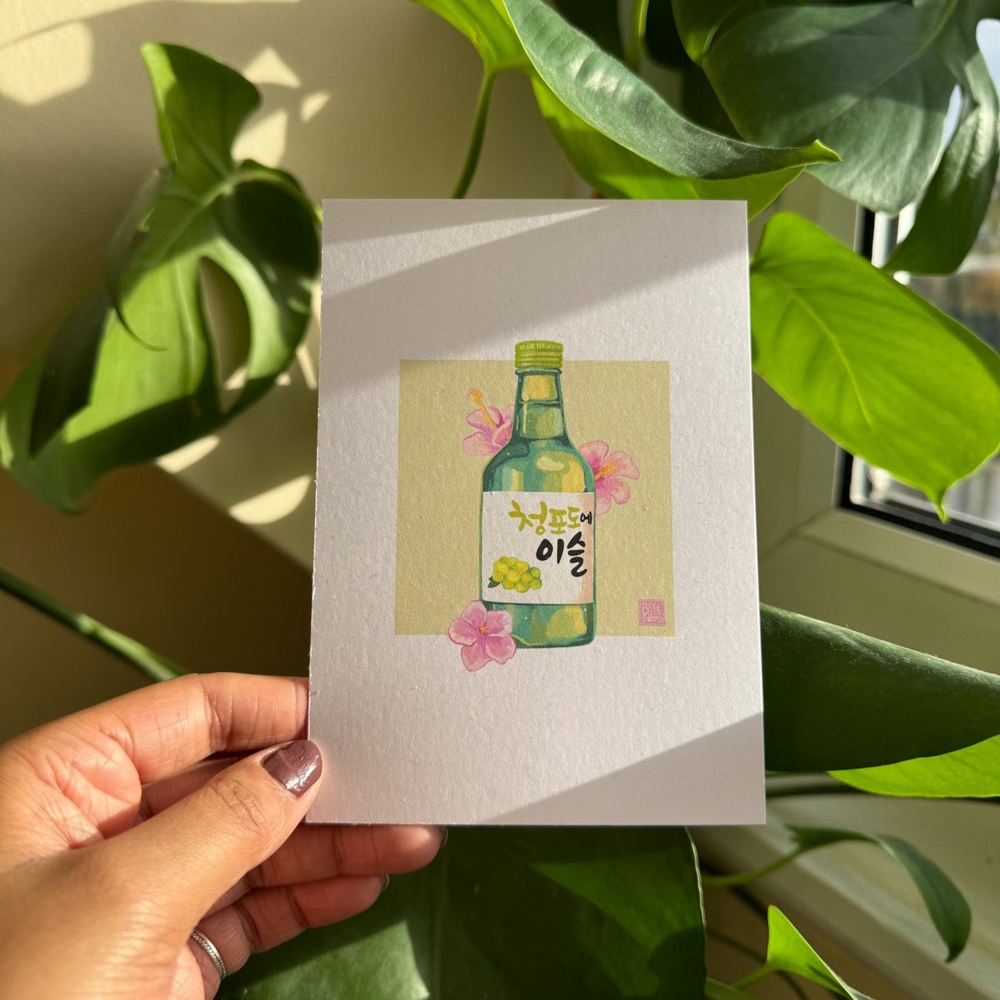 Grape Soju Postcard